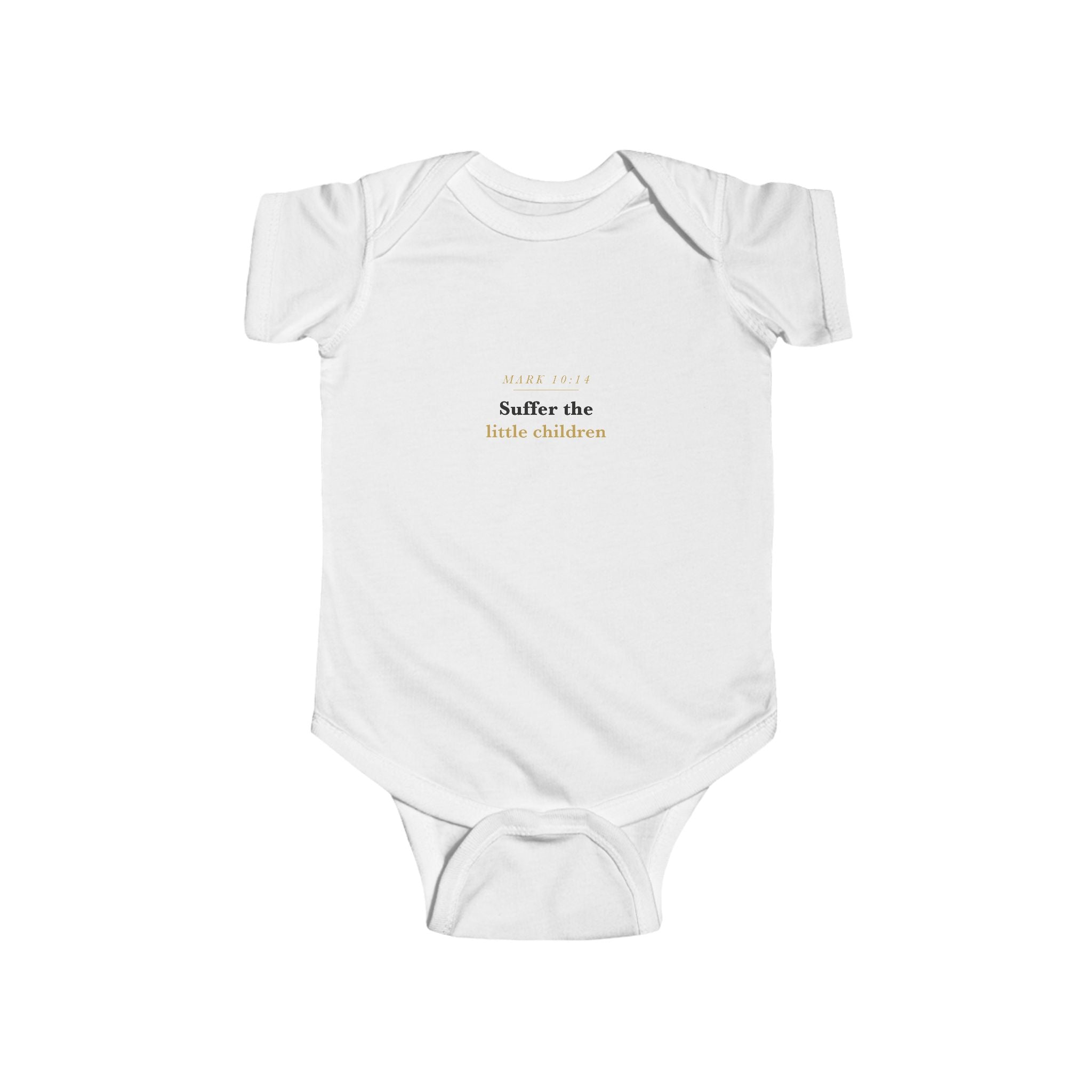 Little Lambs Bodysuit — "Suffer the Little Children" Baby Bodysuit