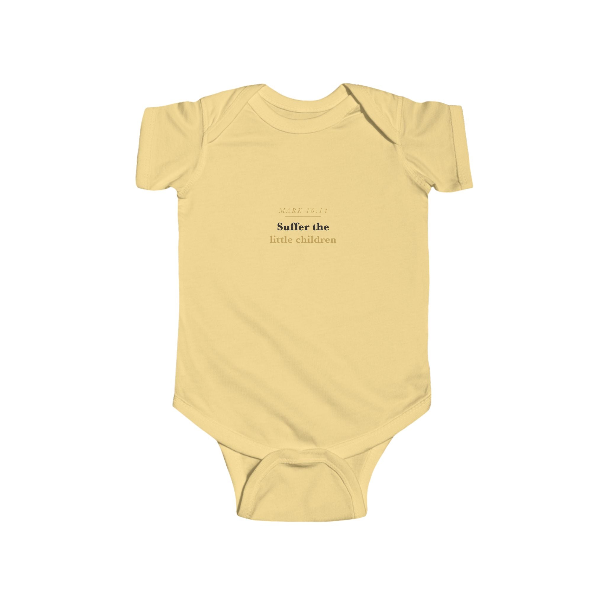 Little Lambs Bodysuit — "Suffer the Little Children" Baby Bodysuit