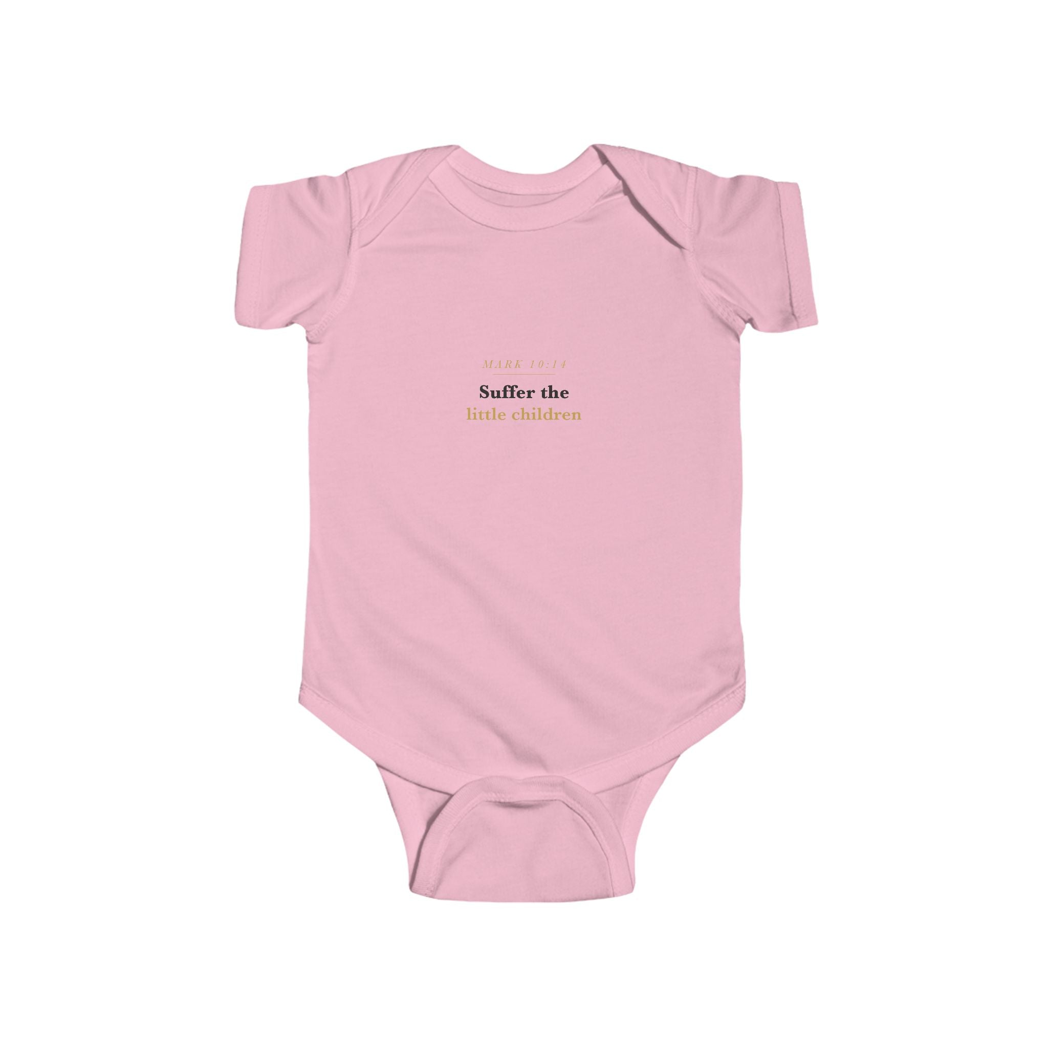 Little Lambs Bodysuit — "Suffer the Little Children" Baby Bodysuit