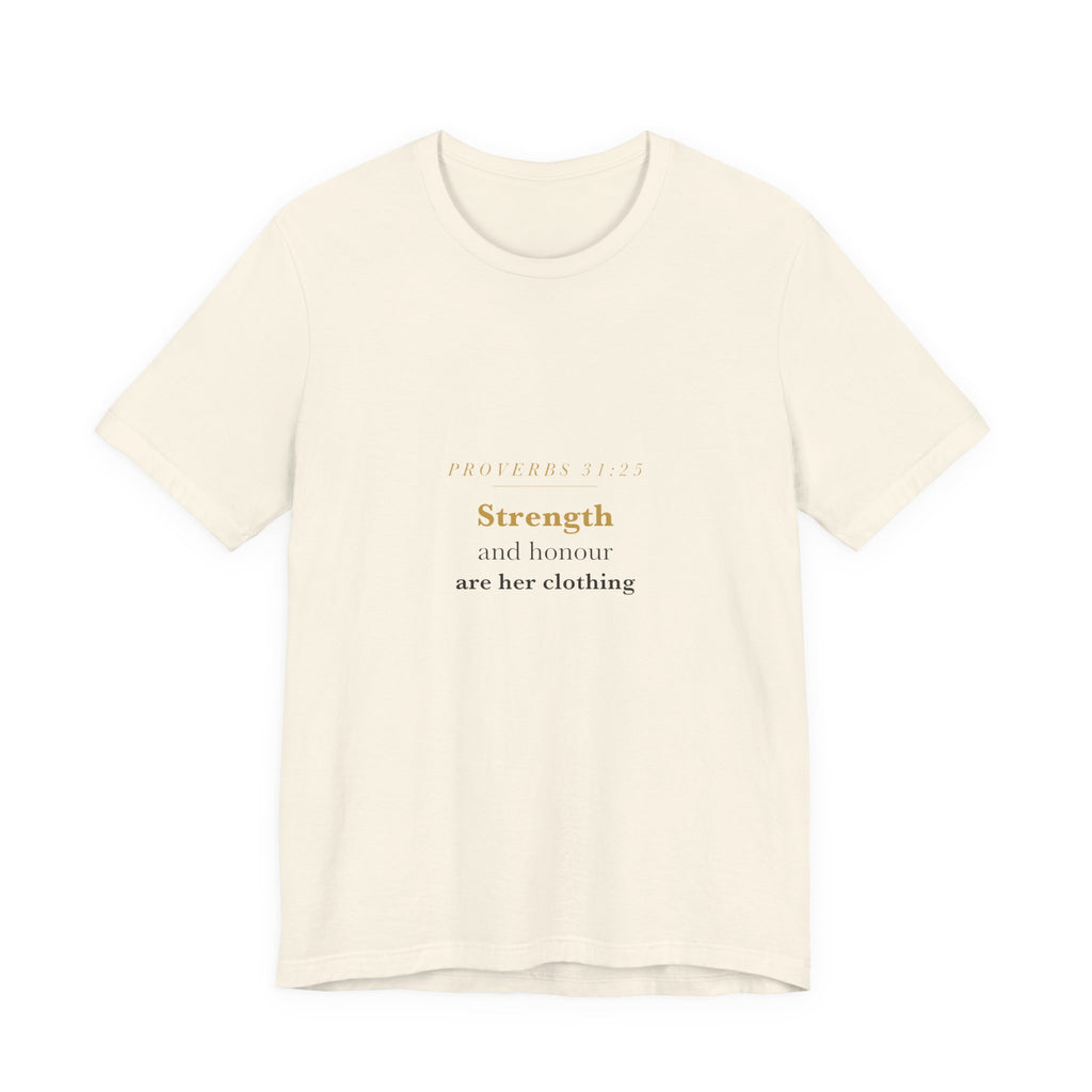 Proverbs 31:25 — Strength & Honour Wildflower Relaxed Tee