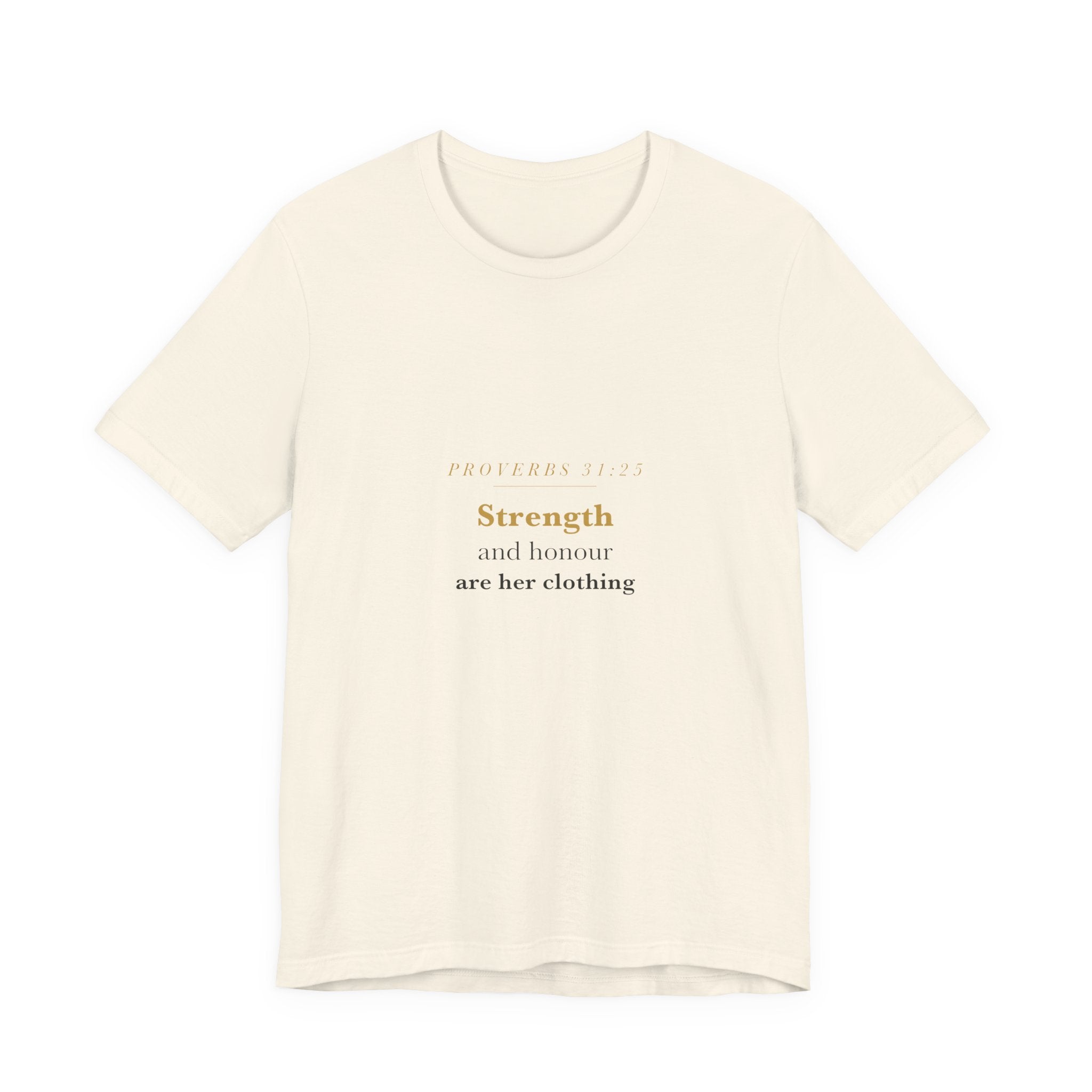 Proverbs 31:25 — Strength & Honour Wildflower Relaxed Tee