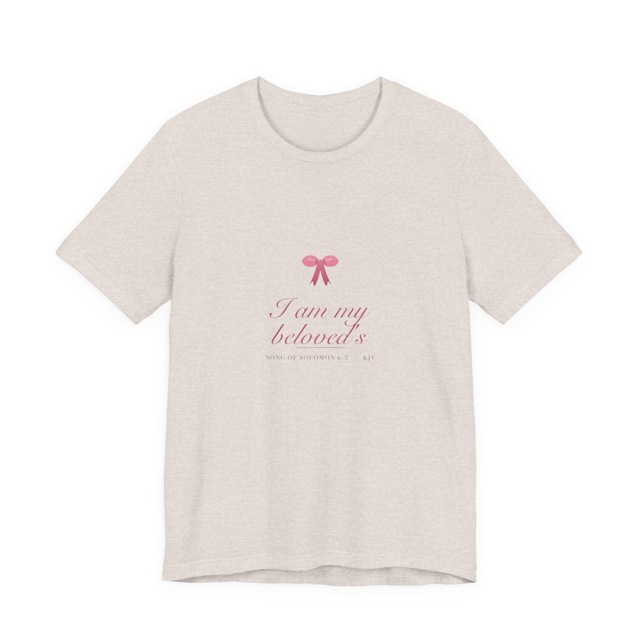 I Am My Beloved's Shirt, Coquette Christian Tee, Soft Girl Faith Aesthetic, Bible Verse Bridal