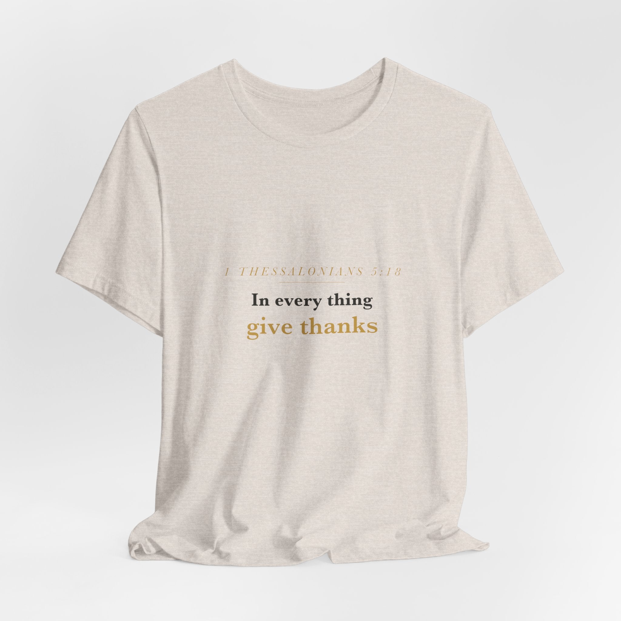 In Every Thing Give Thanks Autumn Leaf Tee