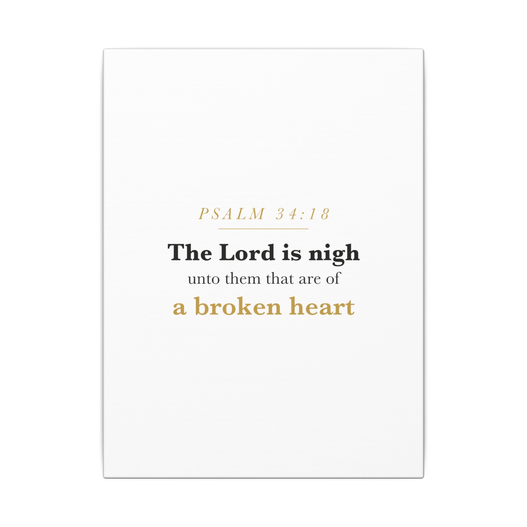 Psalm 34:18 — Near to the Brokenhearted