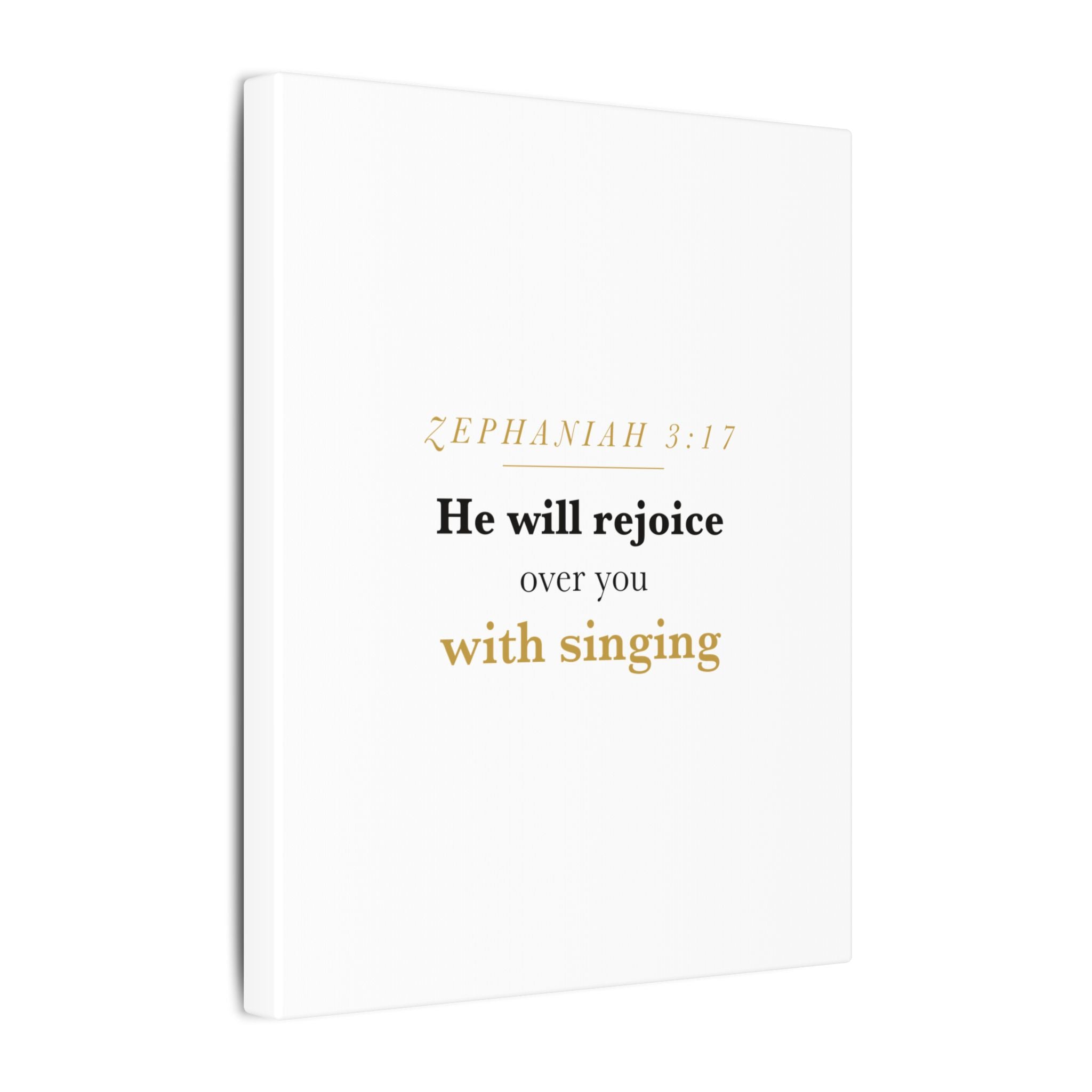Rejoice Over You With Singing — Nursery Canvas