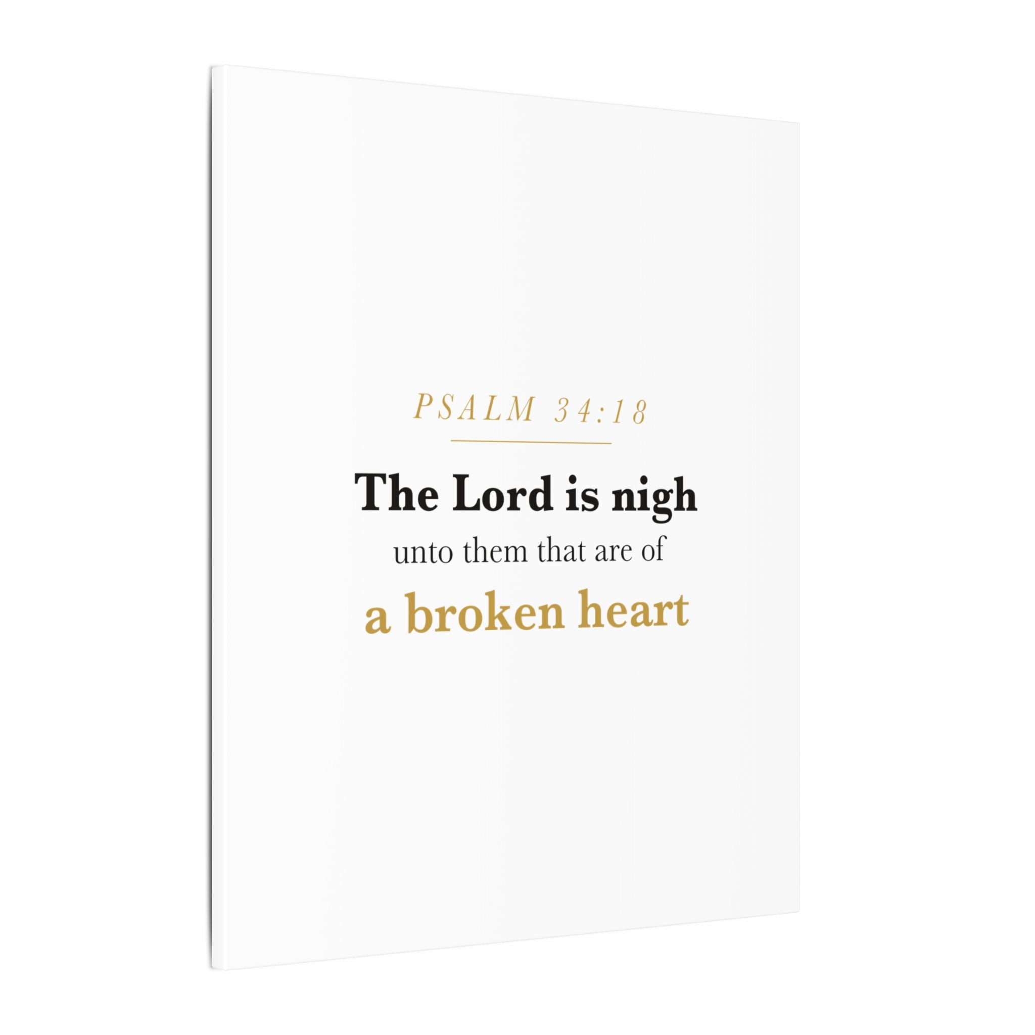 Psalm 34:18 — Near to the Brokenhearted