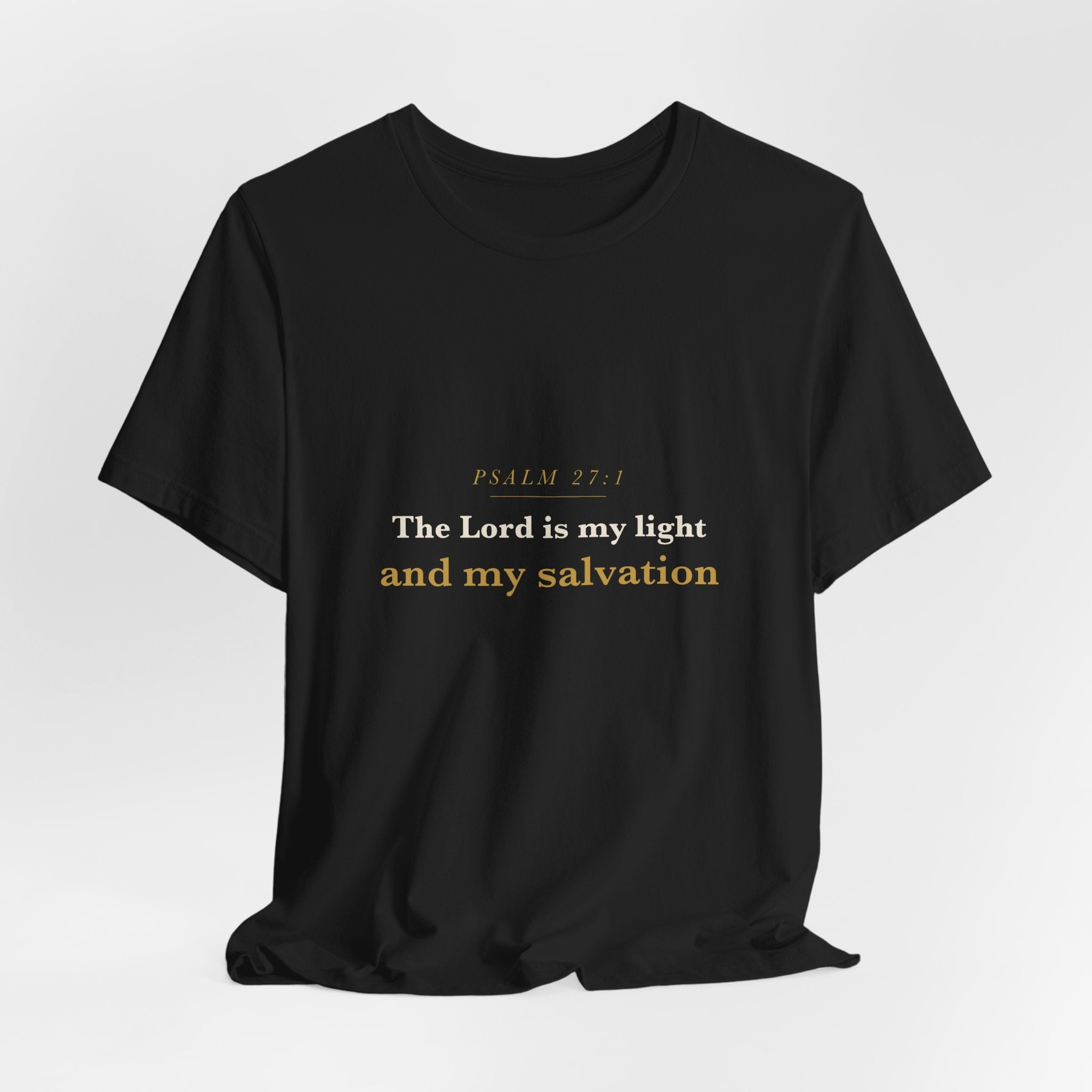 The Lord Is My Light — Psalm 27:1 Scripture Tee