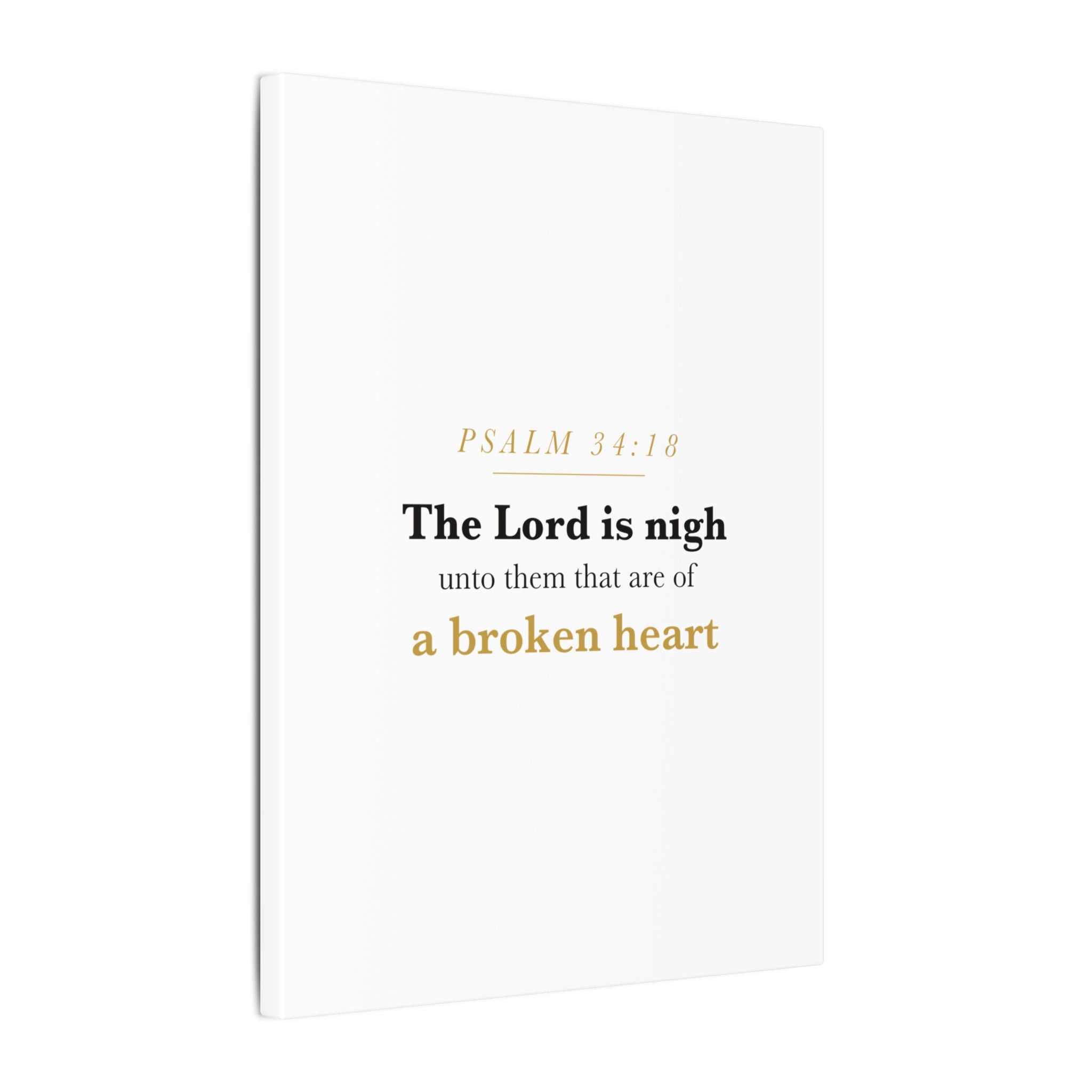 Psalm 34:18 — Near to the Brokenhearted
