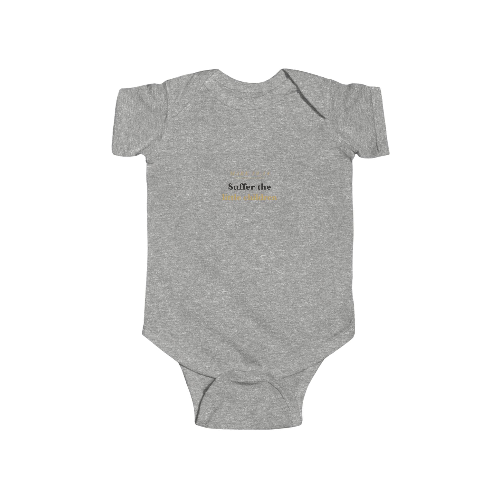 Little Lambs Bodysuit — "Suffer the Little Children" Baby Bodysuit
