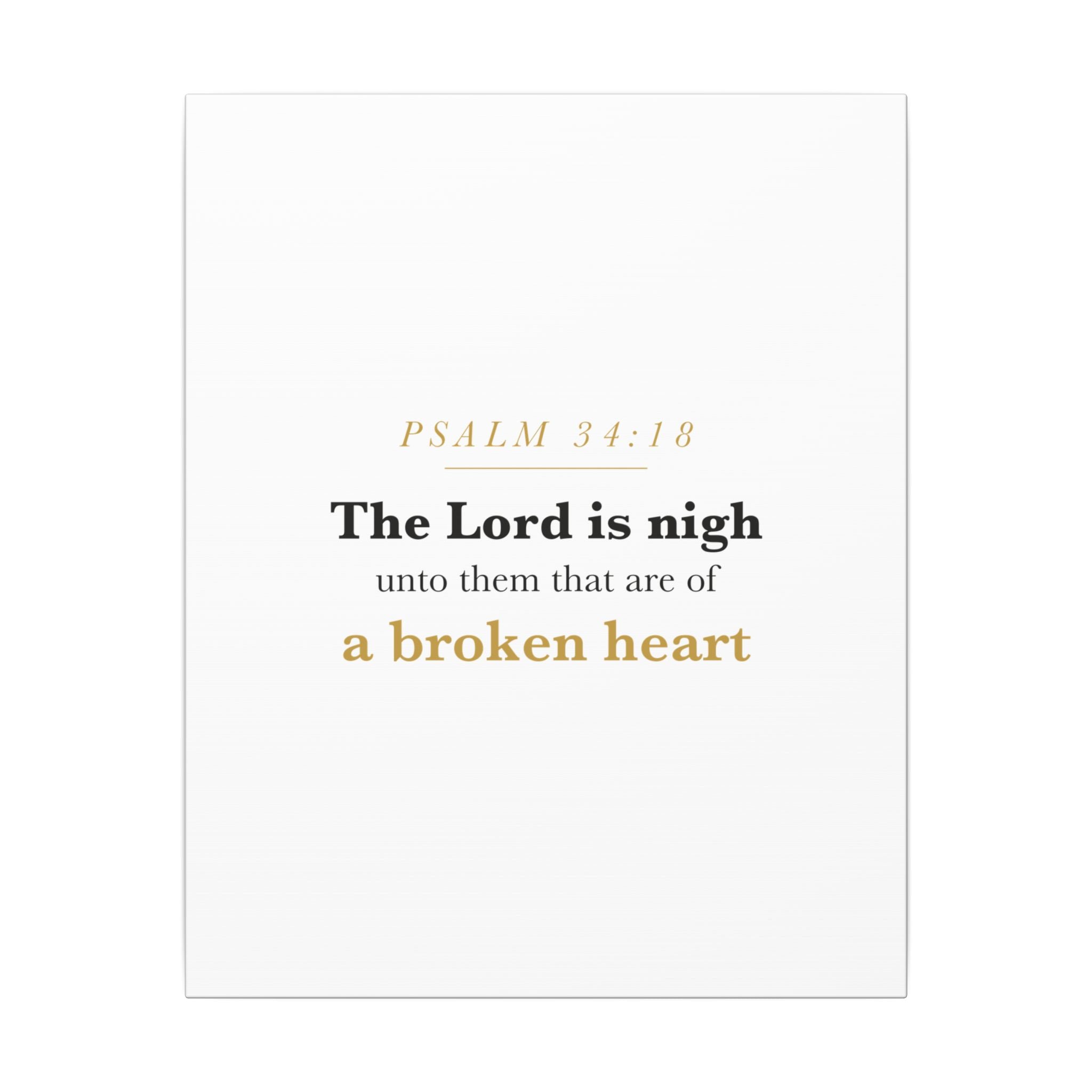 Psalm 34:18 — Near to the Brokenhearted