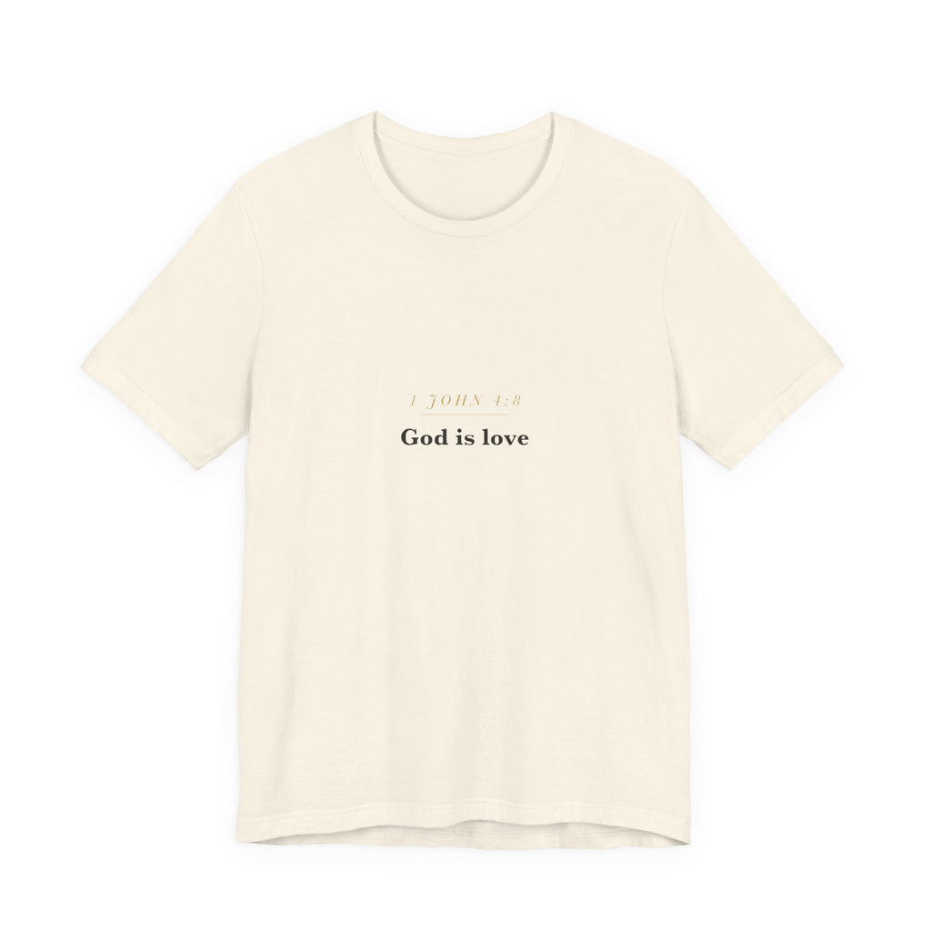 God Is Love — 1 John 4:8 Scripture Tee · Light