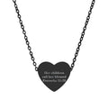 Her Children Call Her Blessed Heart Necklace - Proverbs 31:28 Christian Mom Gift, Engraved Faith Jewelry