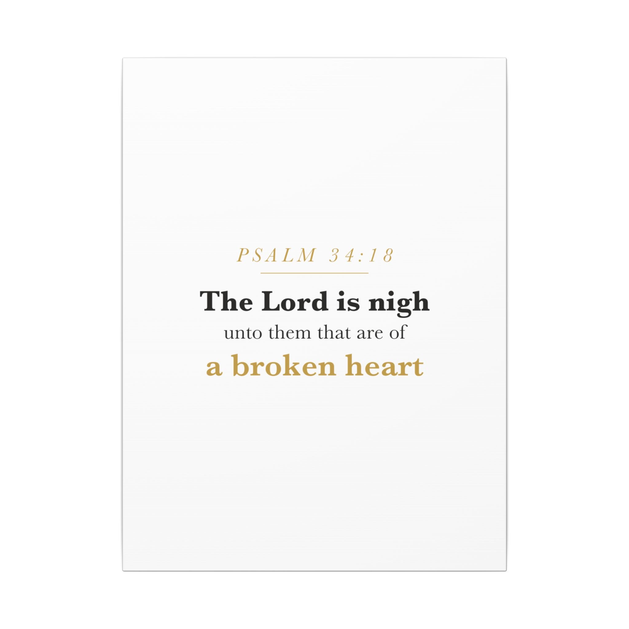 Psalm 34:18 — Near to the Brokenhearted