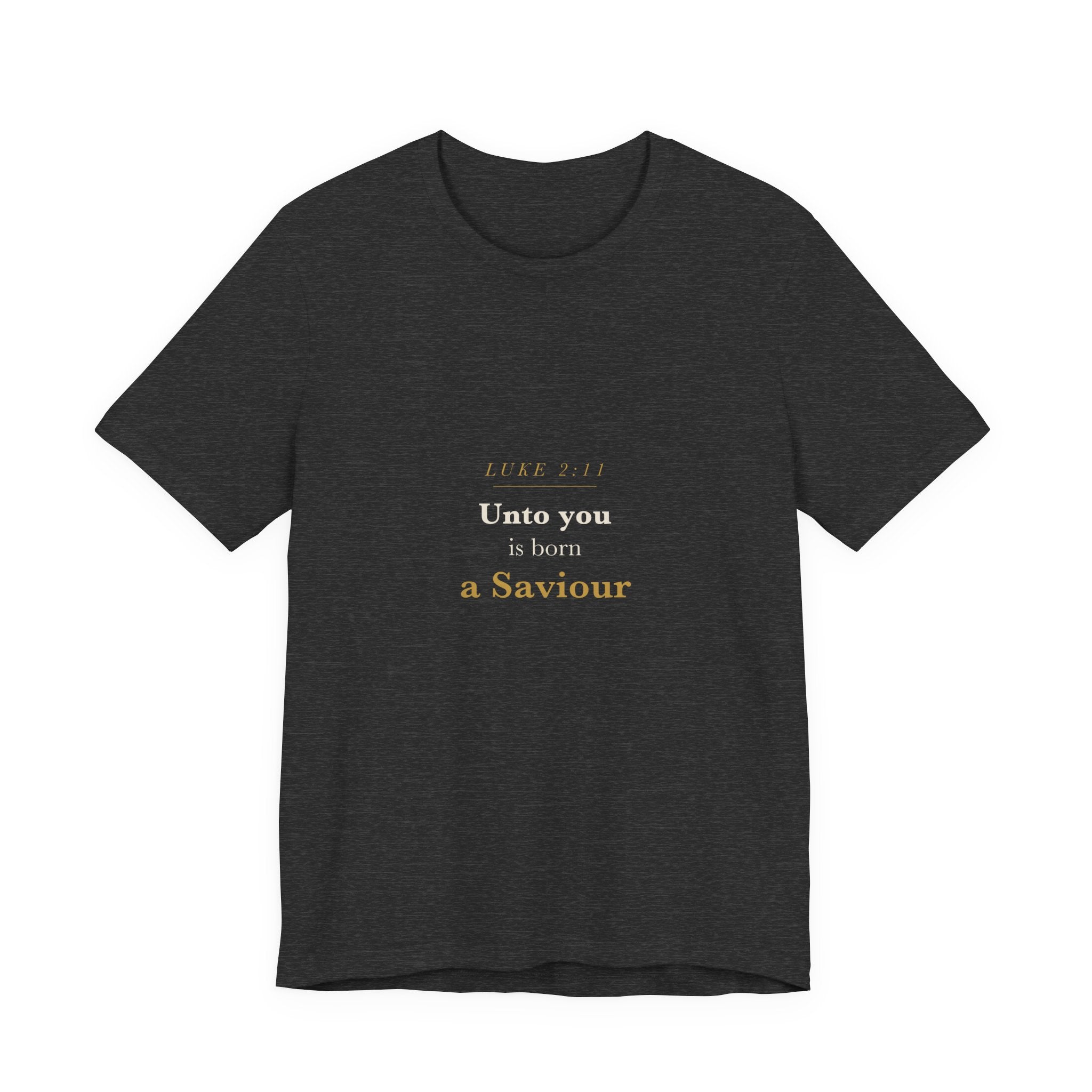 Unto You Is Born — Vintage Nativity Star Christmas Tee