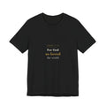 For God So Loved — John 3:16 Cross Typography Tee