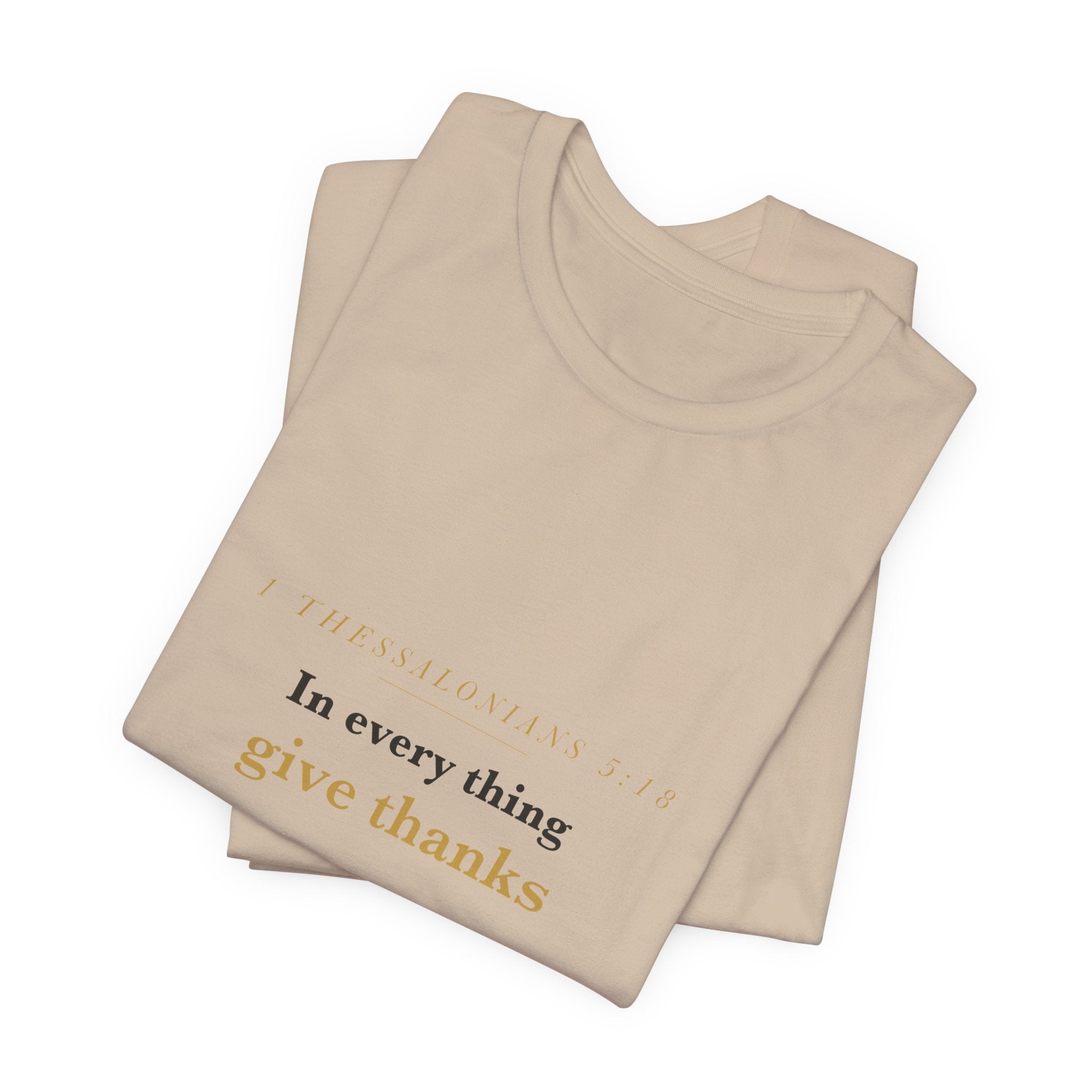 In Every Thing Give Thanks Autumn Leaf Tee