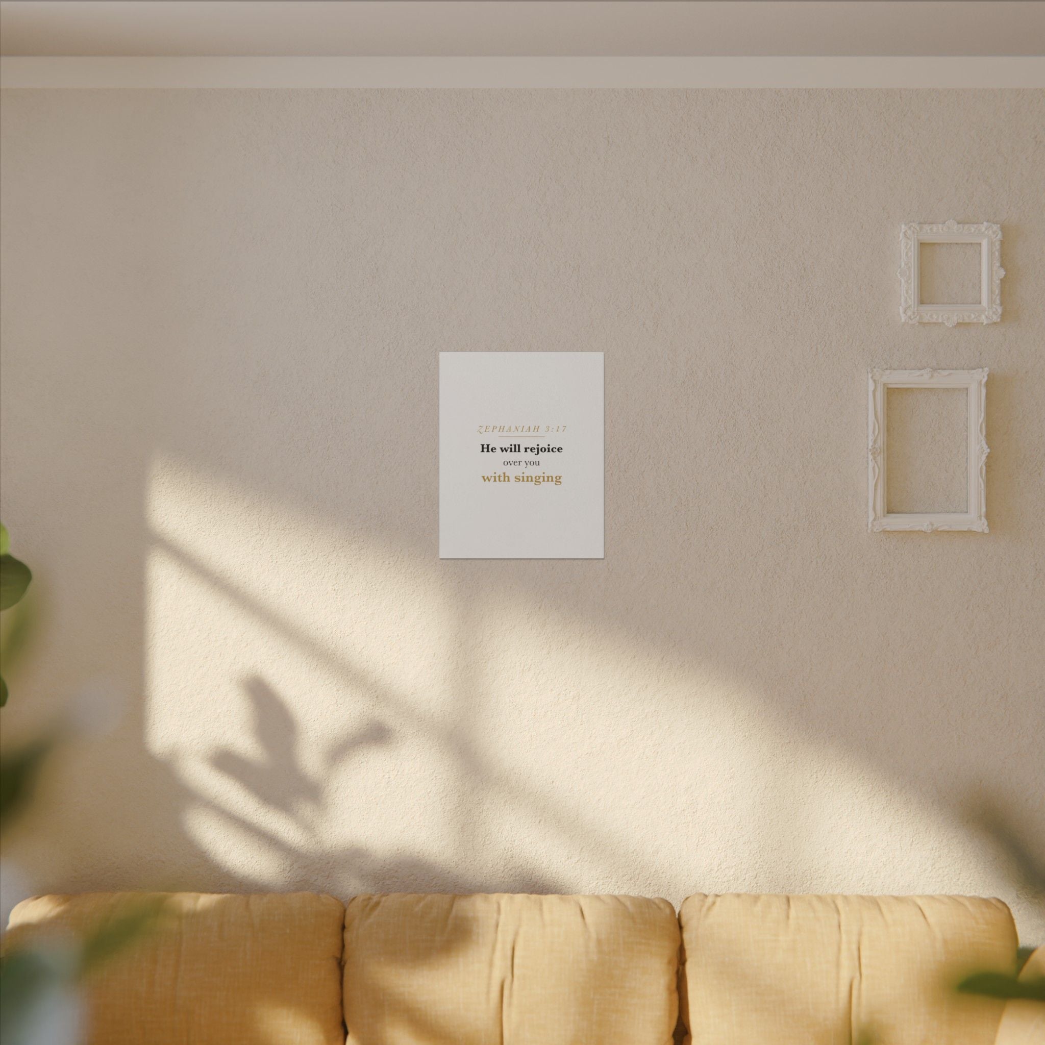 Rejoice Over You With Singing — Nursery Canvas