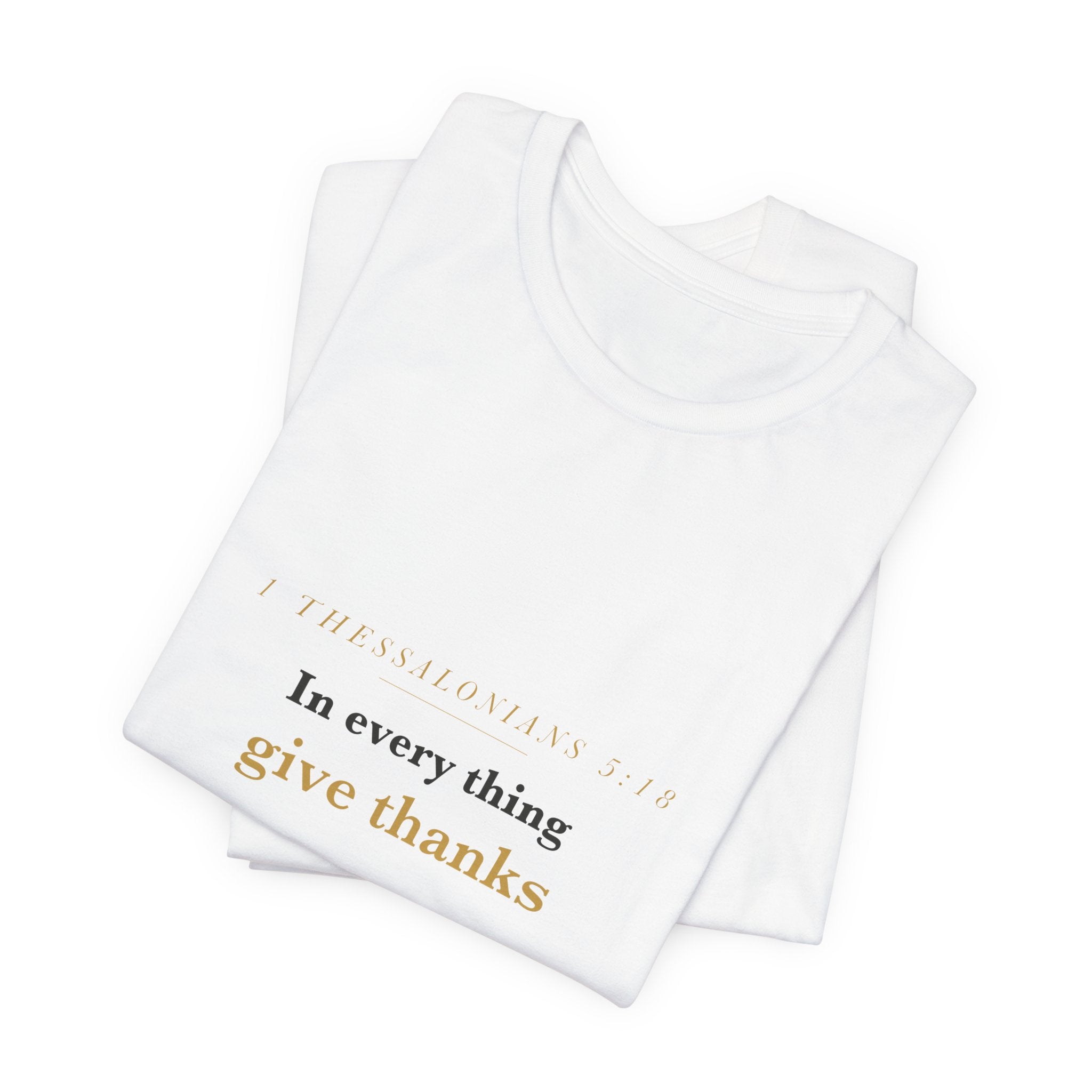 In Every Thing Give Thanks Autumn Leaf Tee