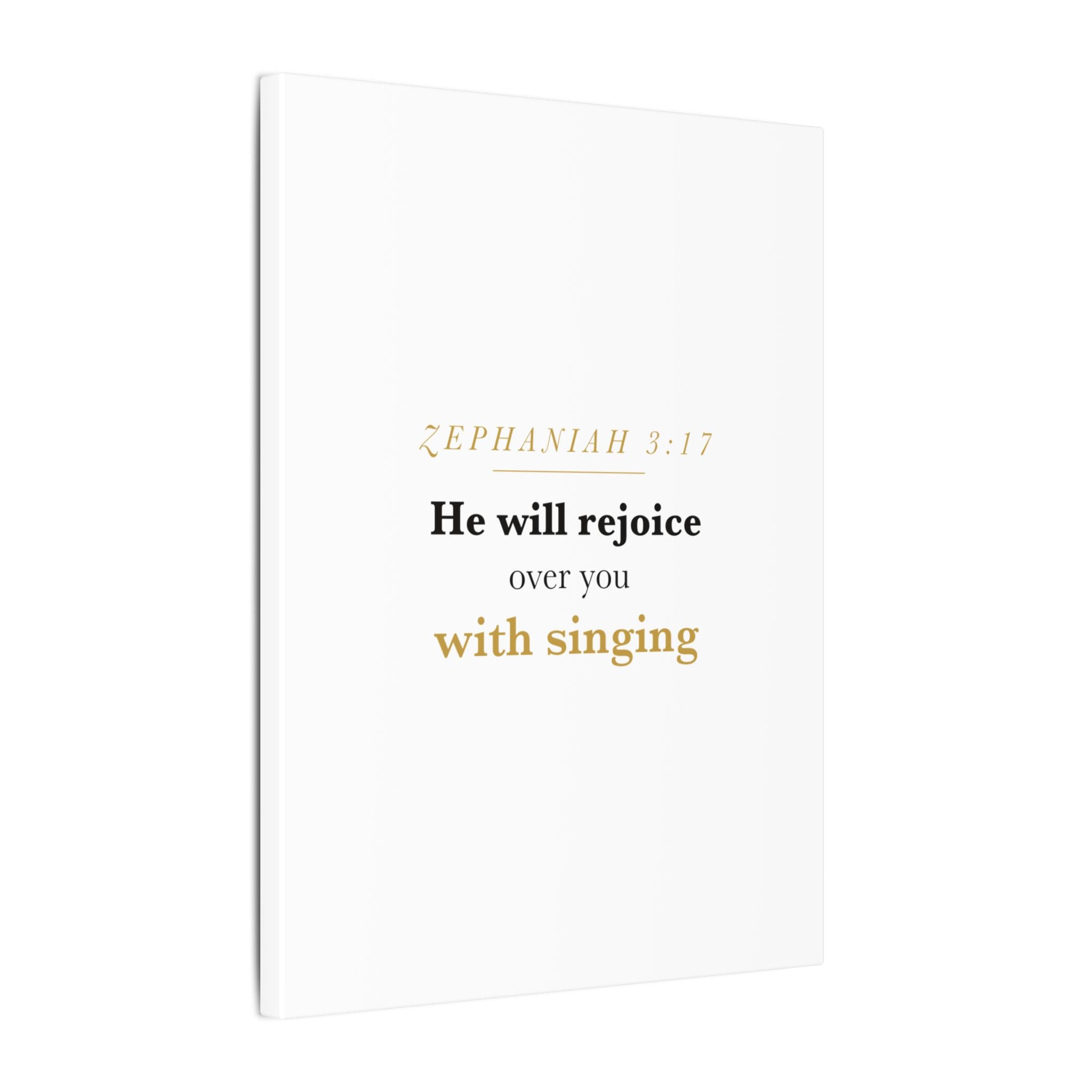 Rejoice Over You With Singing — Nursery Canvas