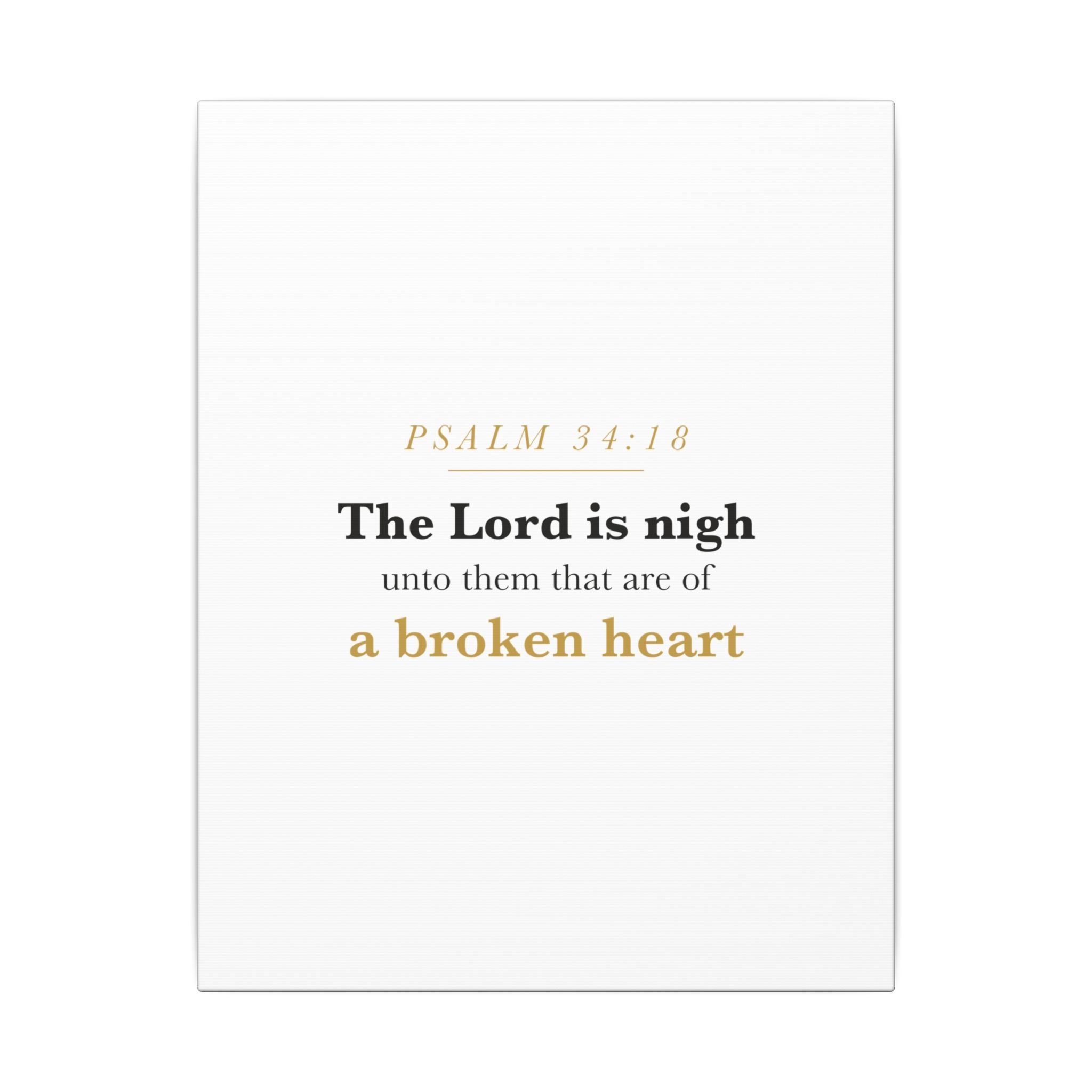Psalm 34:18 — Near to the Brokenhearted