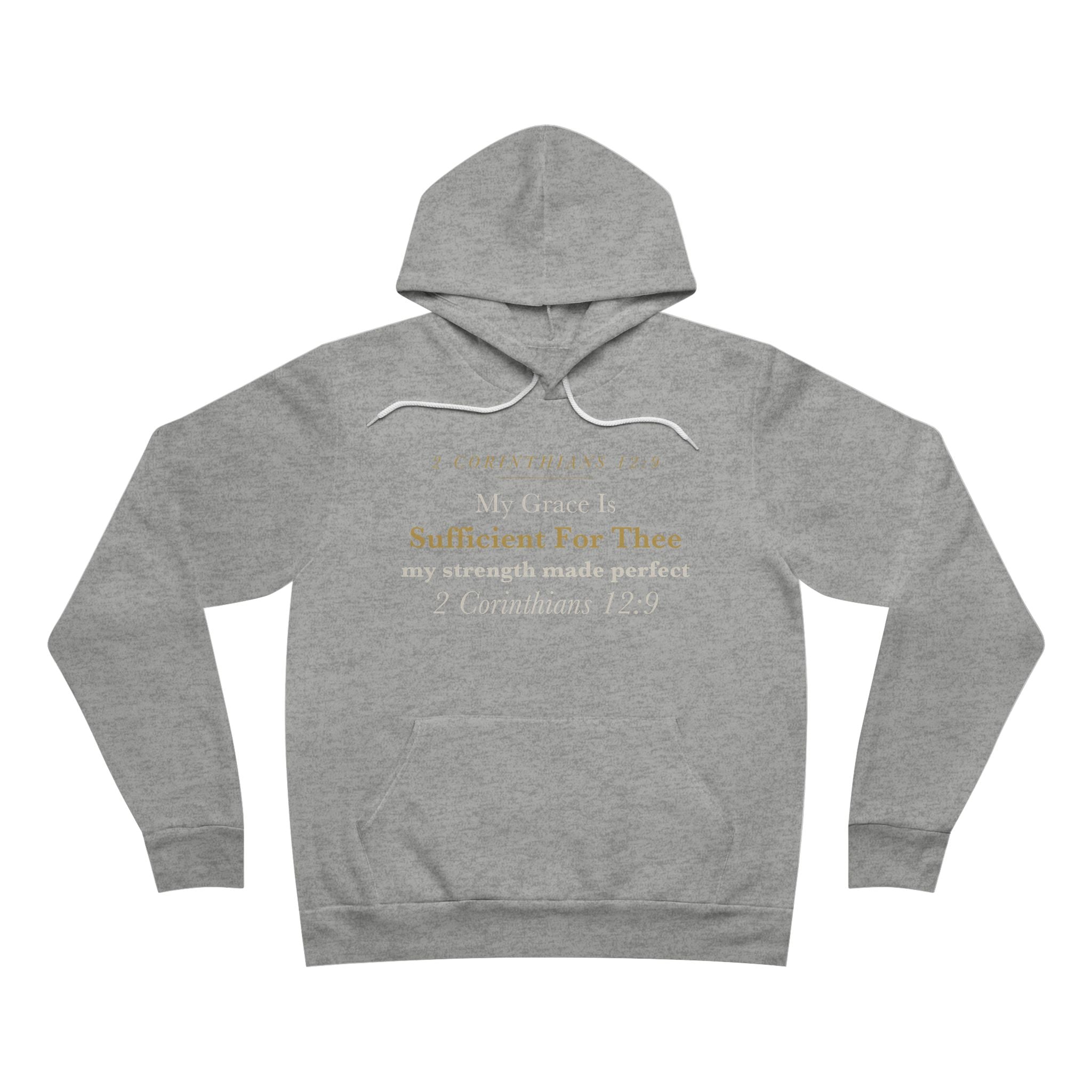 My Grace Is Sufficient Hoodie | 2 Corinthians 12:9 Cancer & Chronic Illness Encouragement | Strength in Weakness Faith Gift