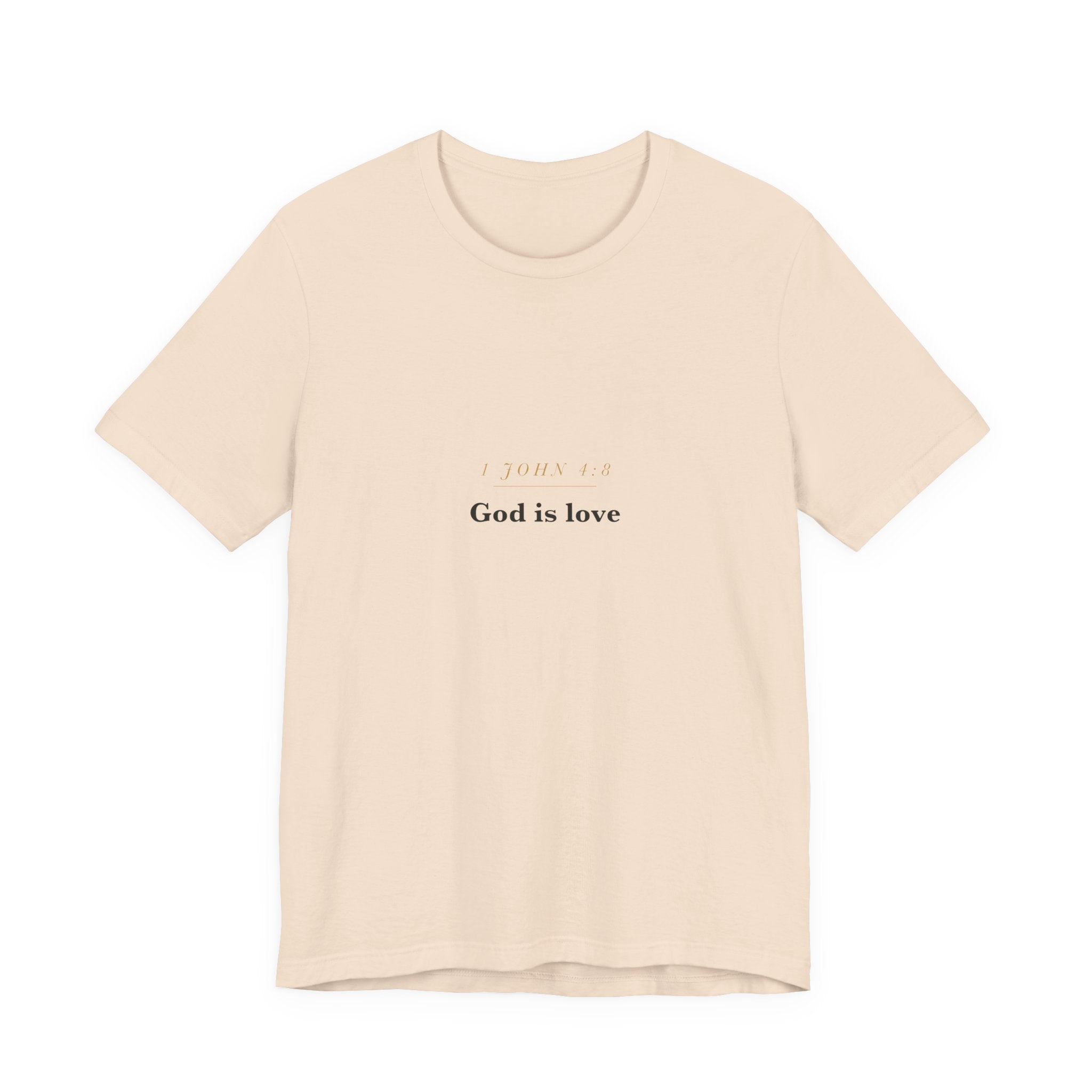 God Is Love — 1 John 4:8 Scripture Tee · Light