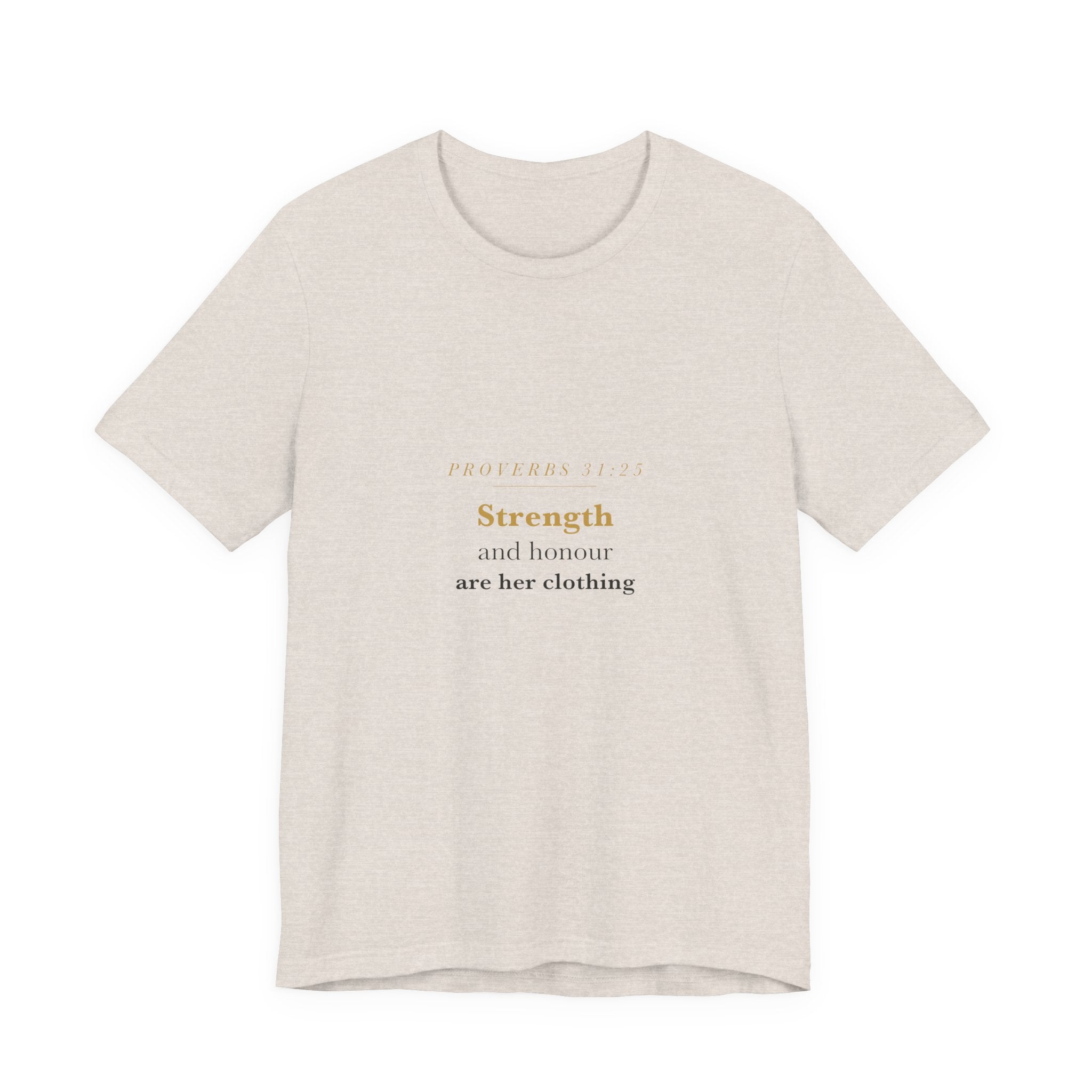 Proverbs 31:25 — Strength & Honour Wildflower Relaxed Tee
