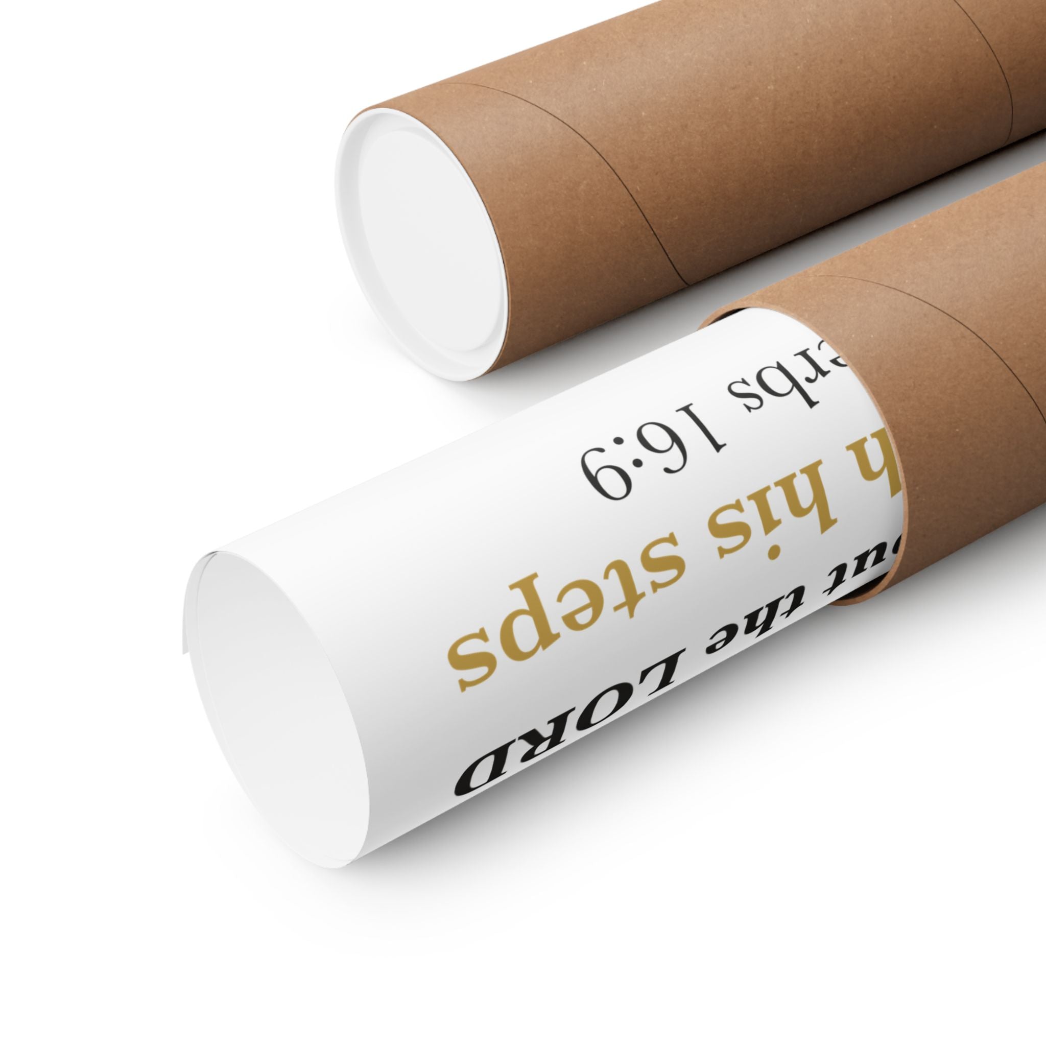 The LORD Directeth His Steps Proverbs 16:9 New Job Promotion Gift Poster | Minimalist Christian Print for New Career