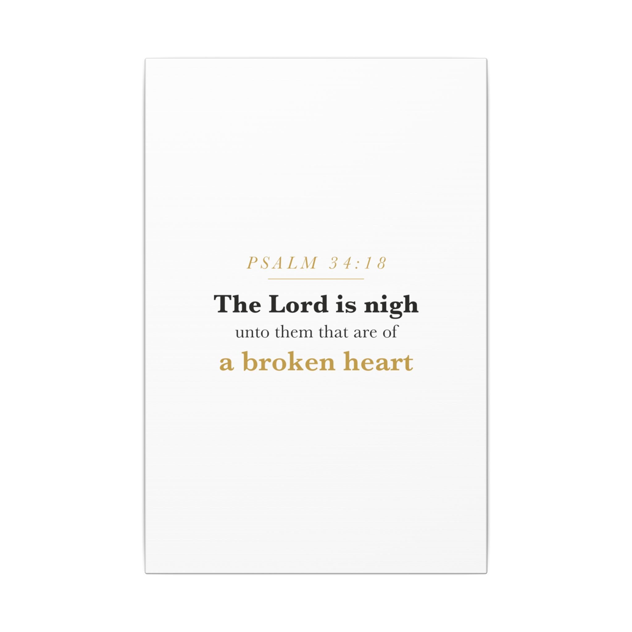 Psalm 34:18 — Near to the Brokenhearted