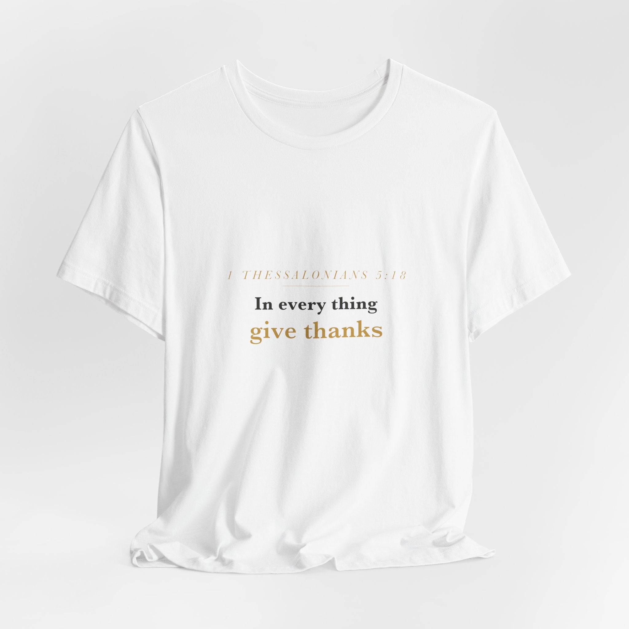 In Every Thing Give Thanks Autumn Leaf Tee