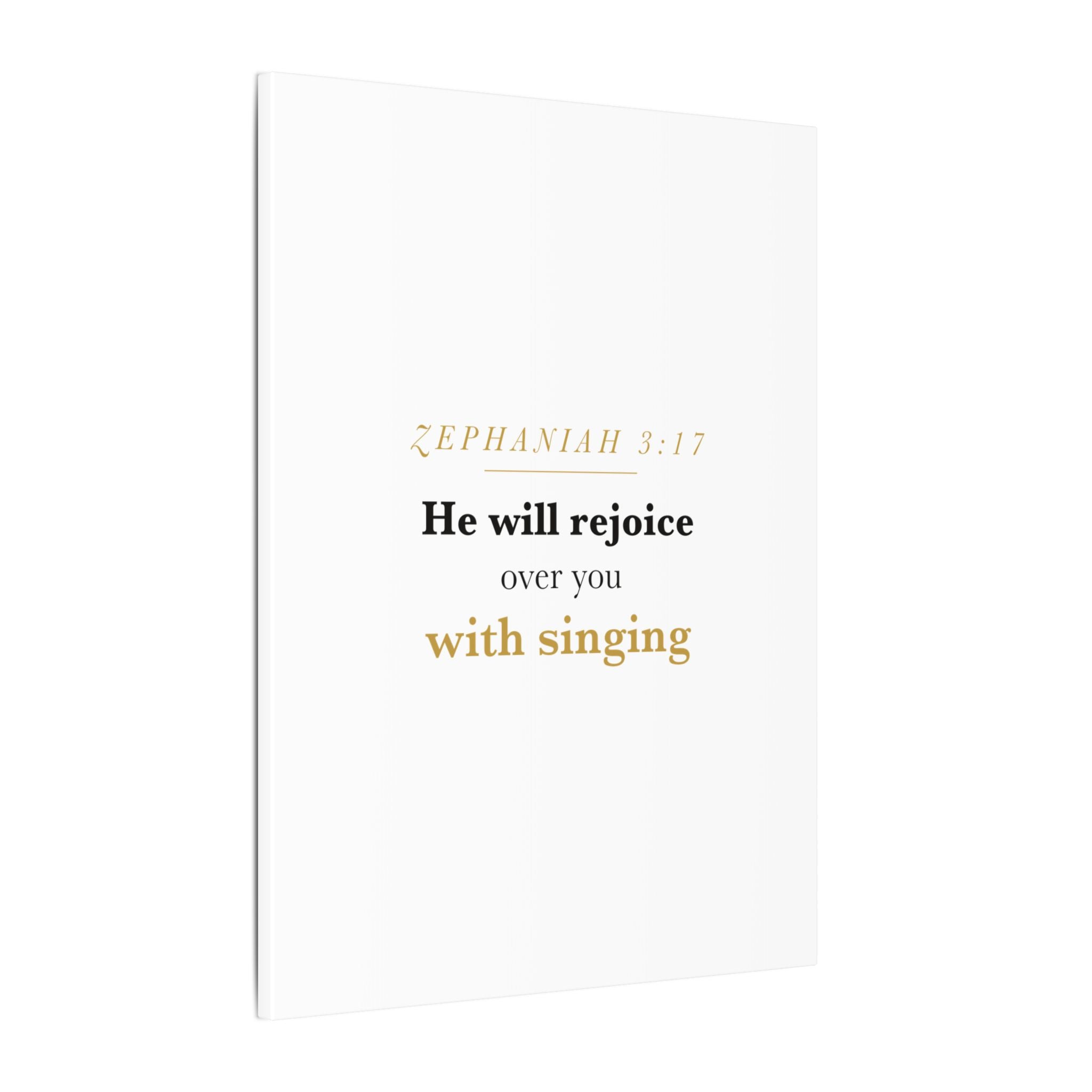 Rejoice Over You With Singing — Nursery Canvas