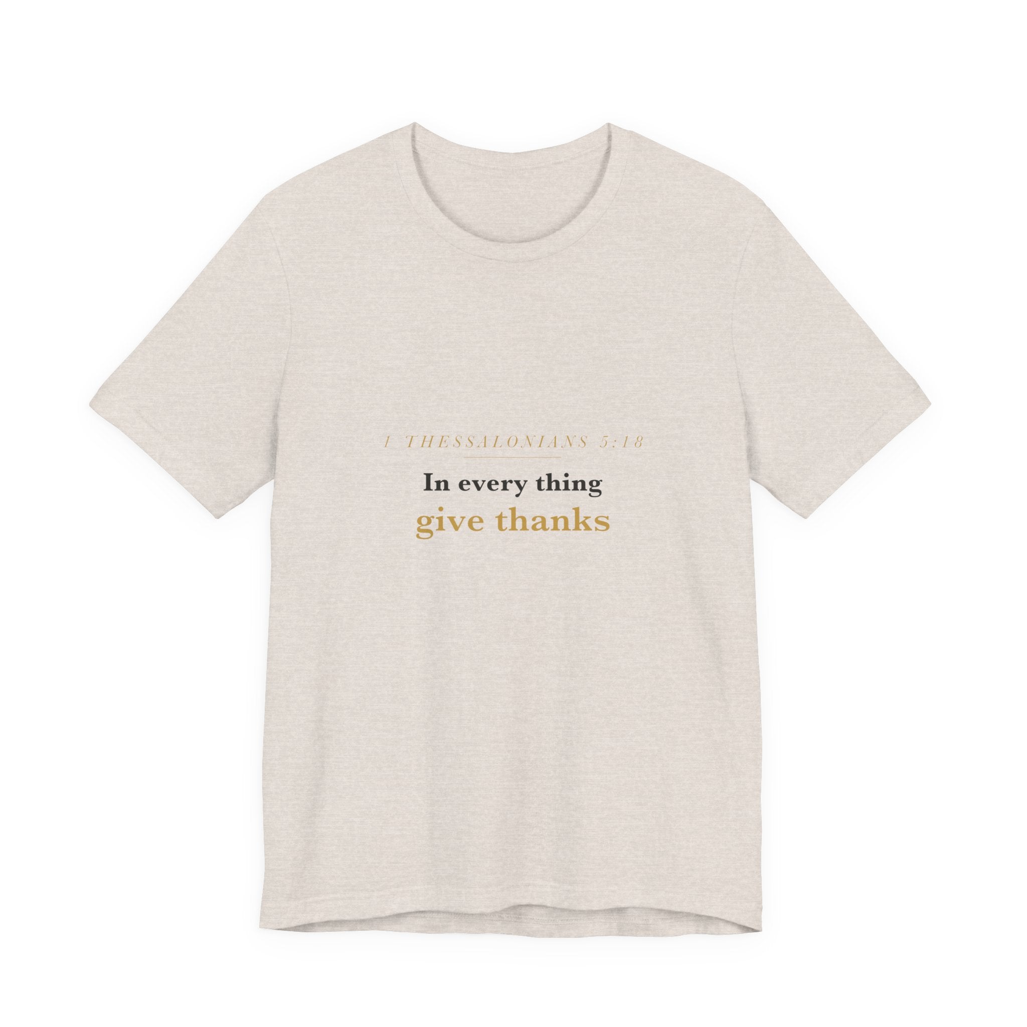 In Every Thing Give Thanks Autumn Leaf Tee
