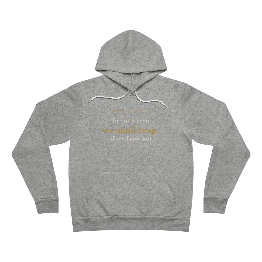 Sobriety Gift Christian One Year Sober — In Due Season We Shall Reap, Galatians 6:9 Recovery Hoodie