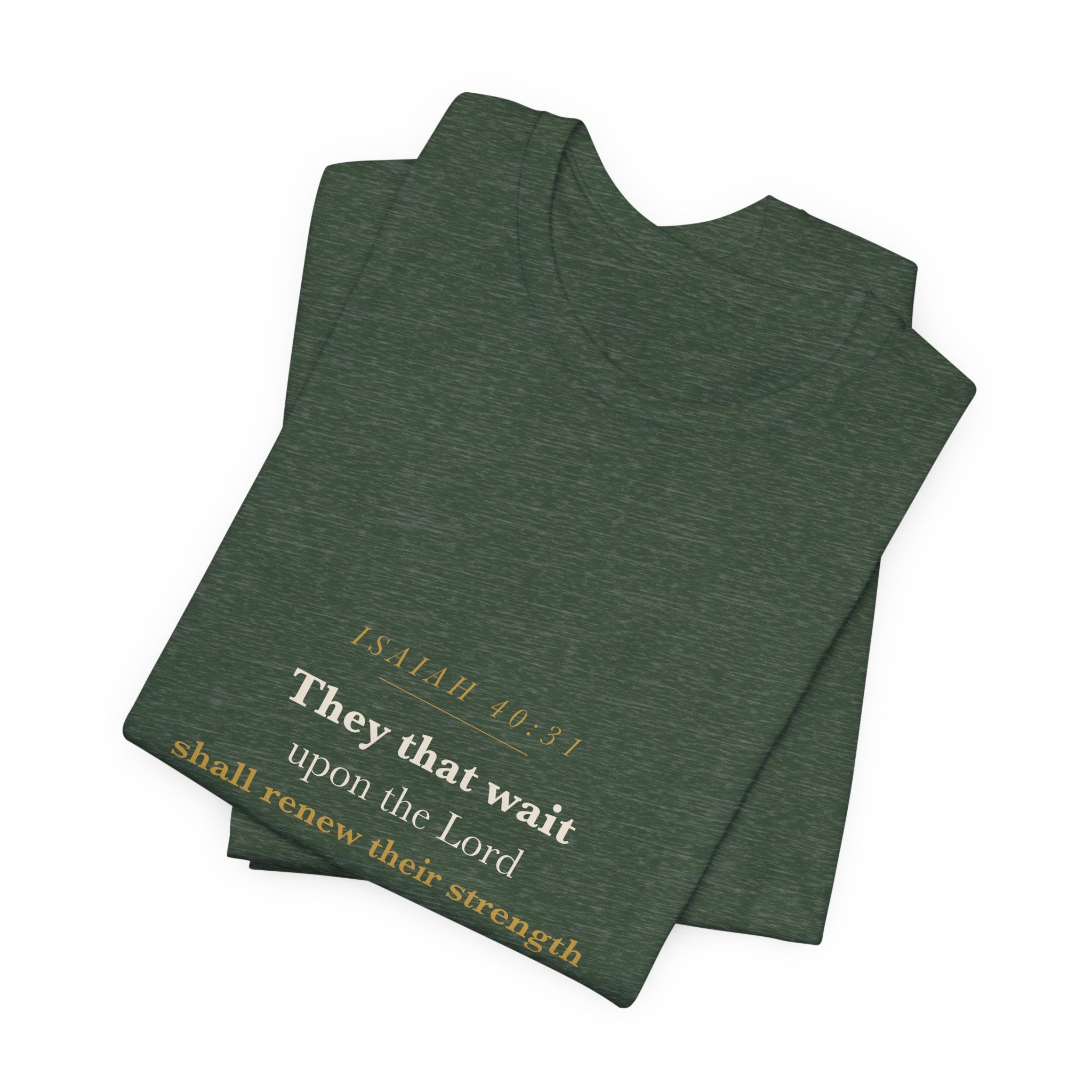 Isaiah 40:31 Scripture Tee — Renew Their Strength
