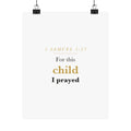 1 Samuel 1:27 — For This Child I Prayed