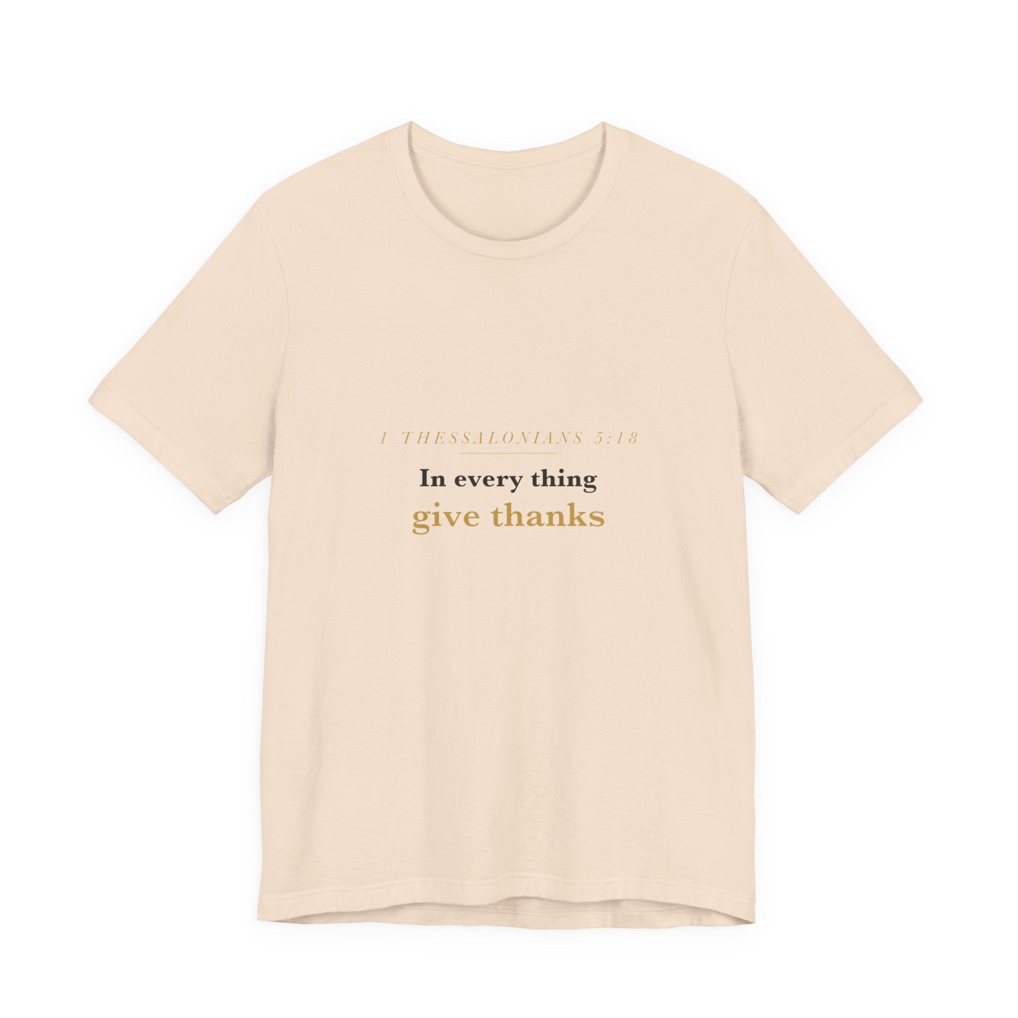 In Every Thing Give Thanks Autumn Leaf Tee