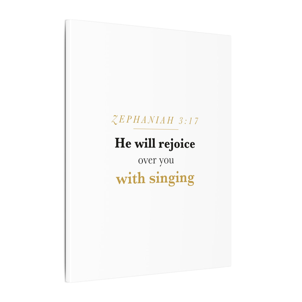 Rejoice Over You With Singing — Nursery Canvas