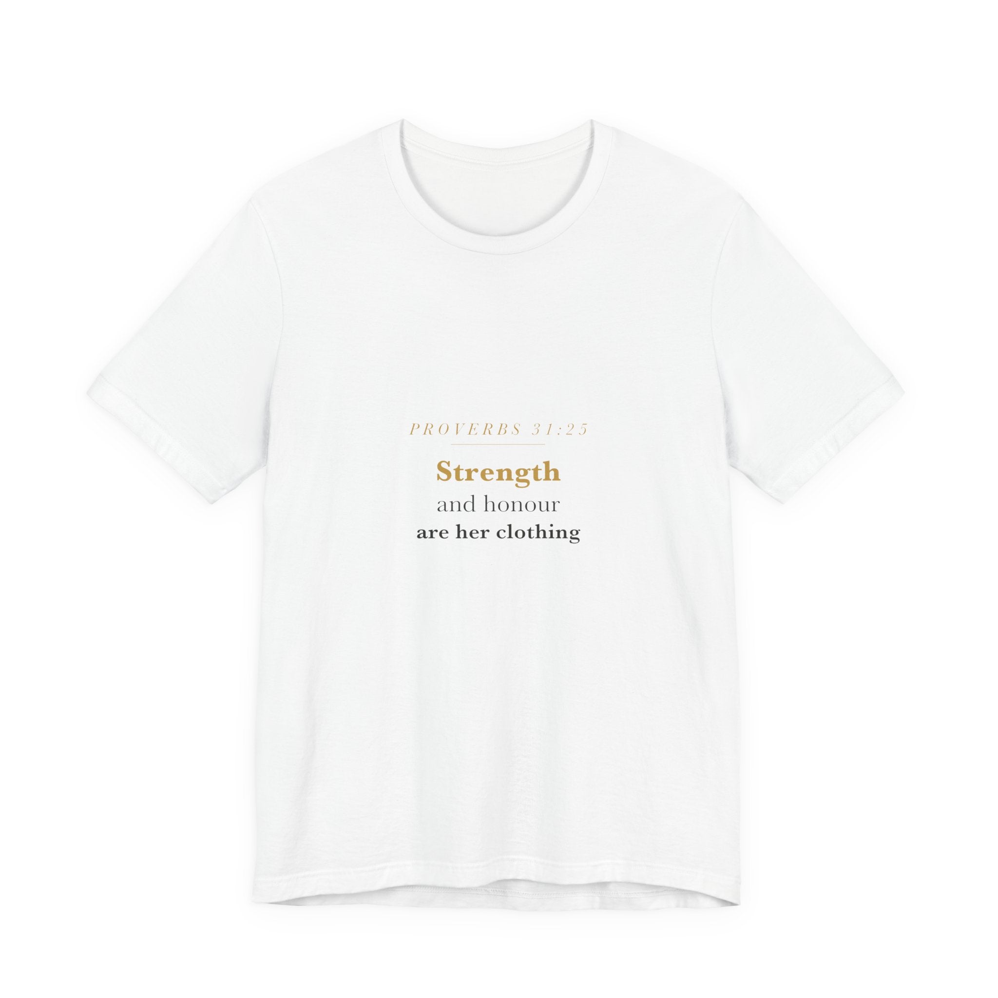 Proverbs 31:25 — Strength & Honour Wildflower Relaxed Tee