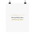 Bless Thee & Keep Thee — Aaronic Blessing Keepsake Poster