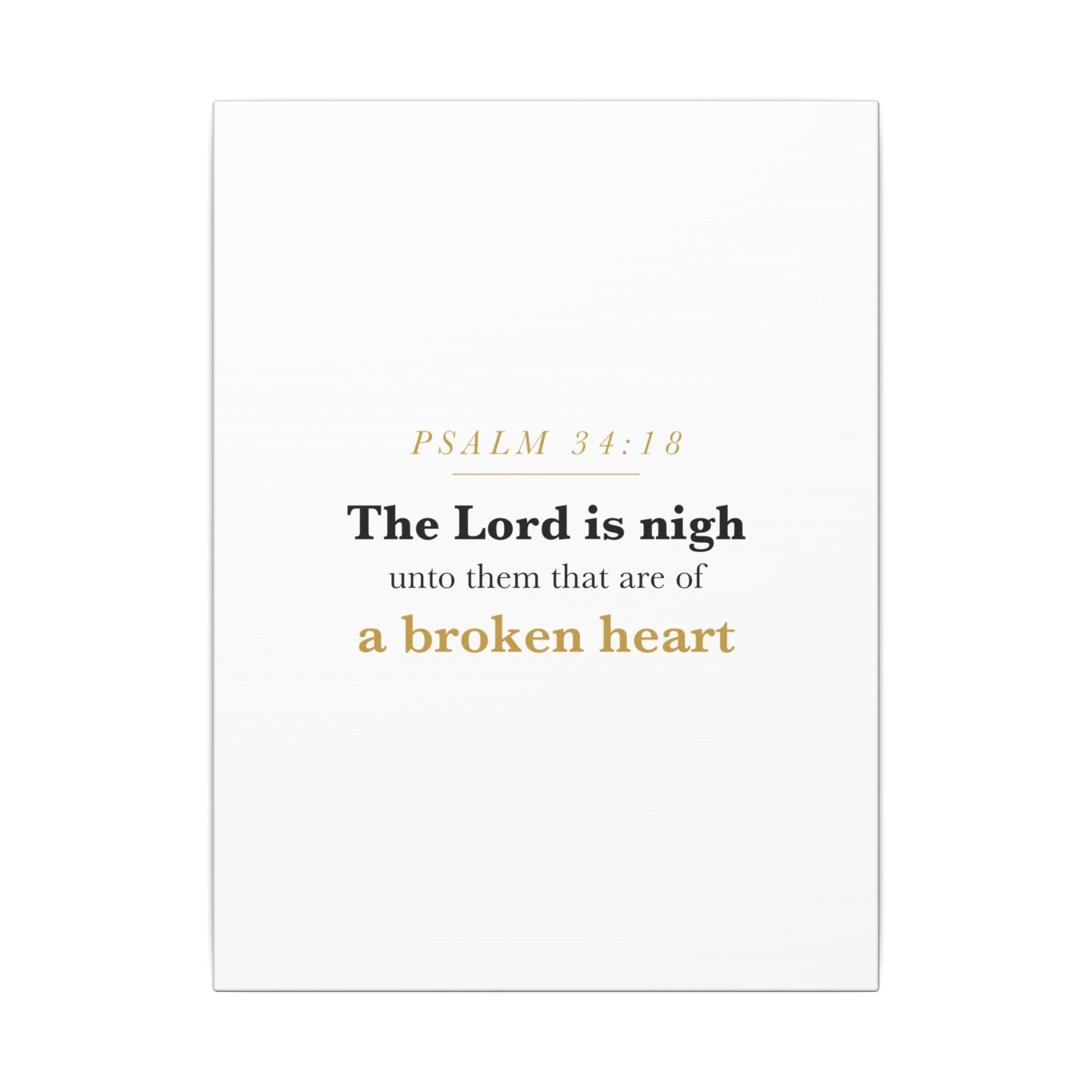 Psalm 34:18 — Near to the Brokenhearted