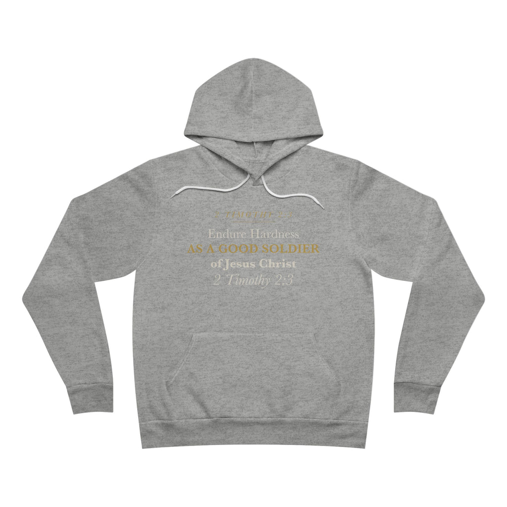 Good Soldier of Jesus Christ 2 Timothy 2:3 Christian Veteran Military Gift Hoodie for Men Faith Hoodie