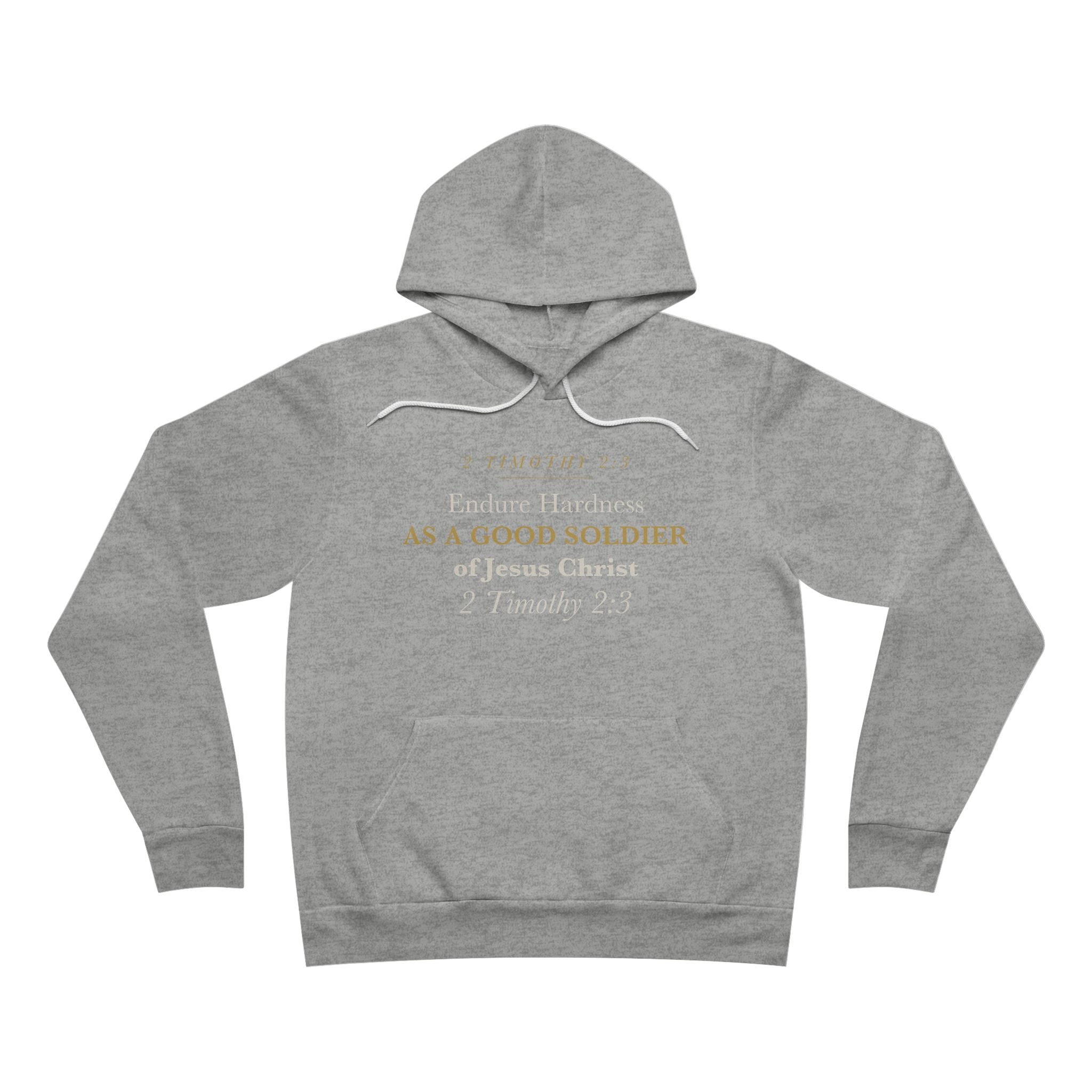 Good Soldier of Jesus Christ 2 Timothy 2:3 Christian Veteran Military Gift Hoodie for Men Faith Hoodie