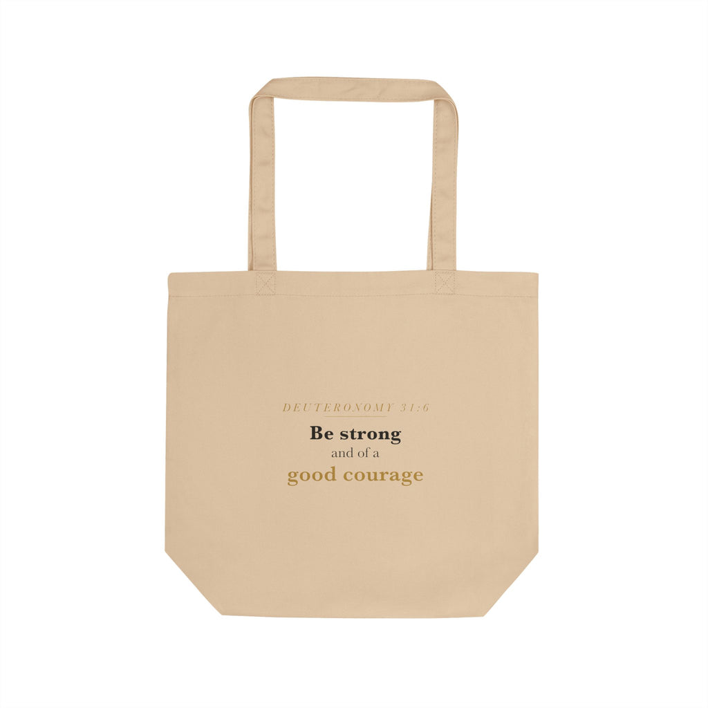 Be Strong & Courageous Trailhead Compass Tote
