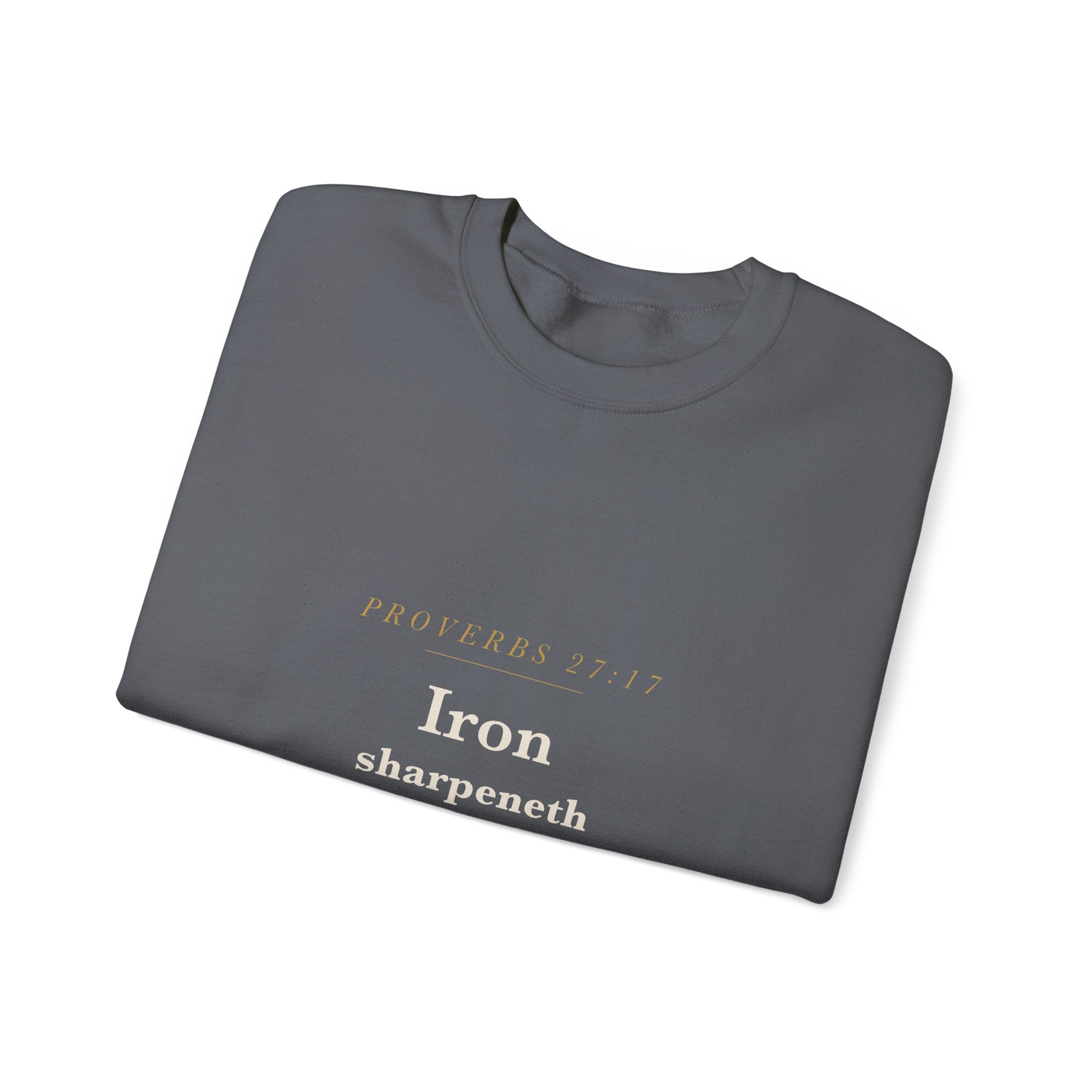 Iron Sharpeneth Iron — Interlocking Blades Crewneck