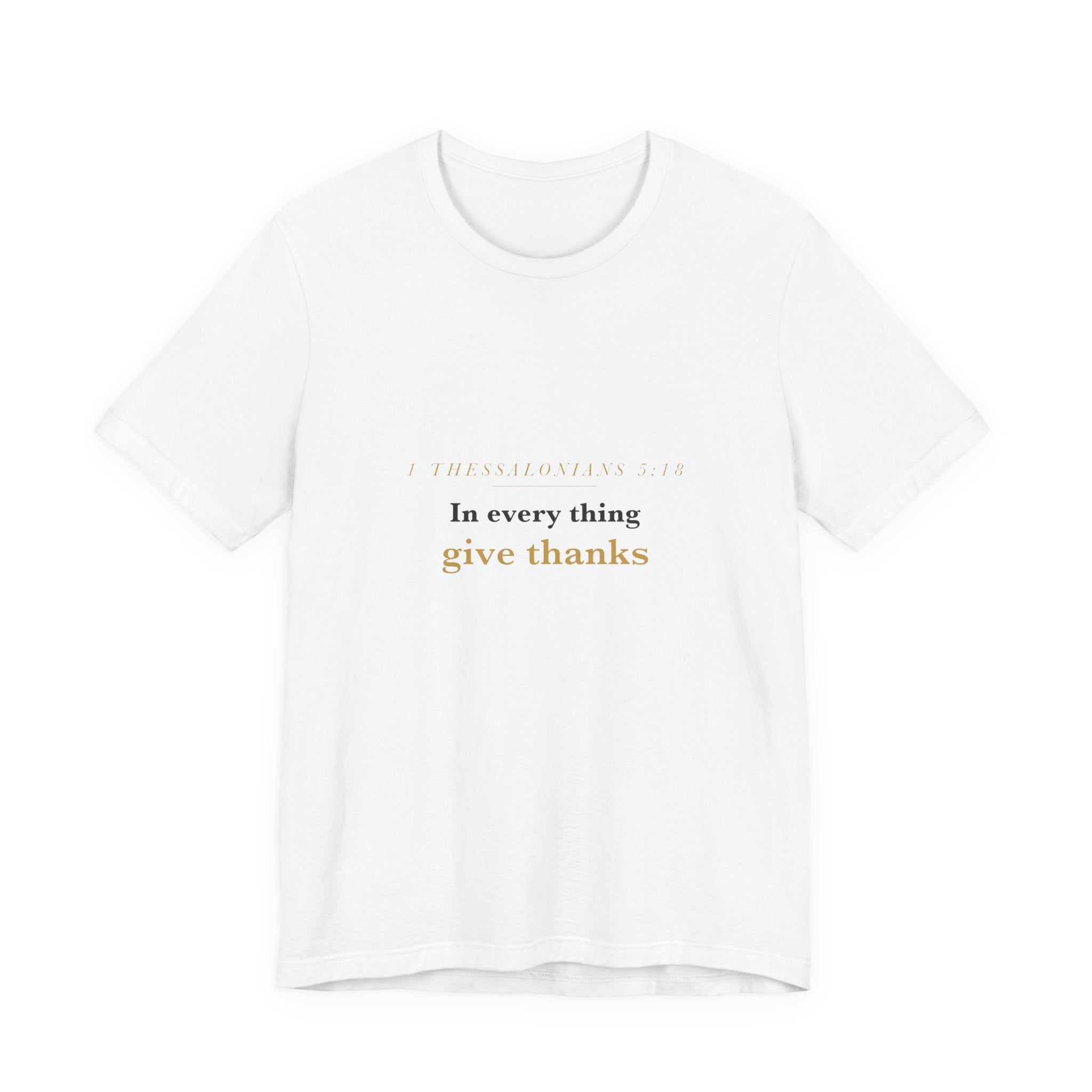 In Every Thing Give Thanks Autumn Leaf Tee