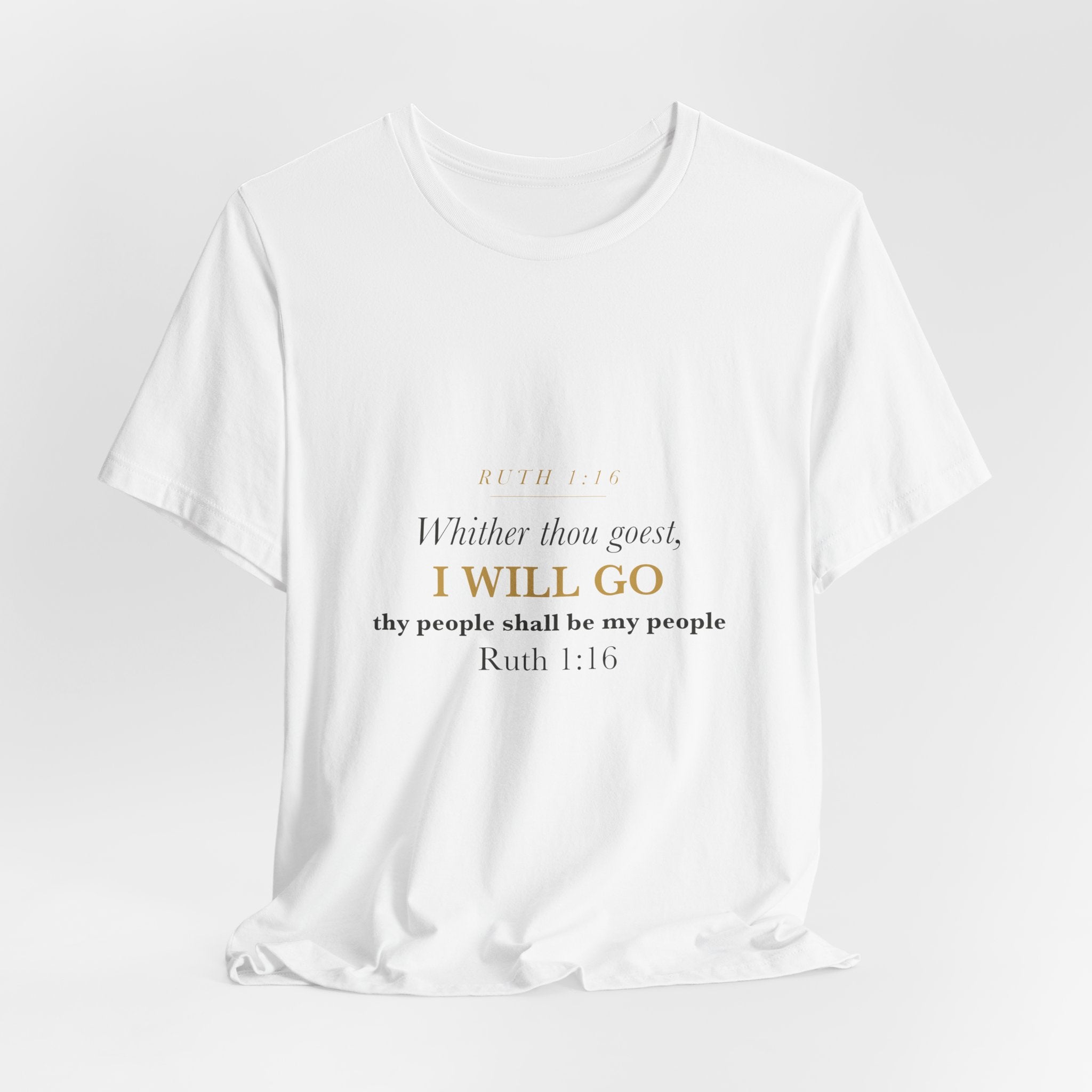 Mother of the Bride Shirt Ruth 1:16 Whither Thou Goest Christian Wedding Keepsake Tee Gift