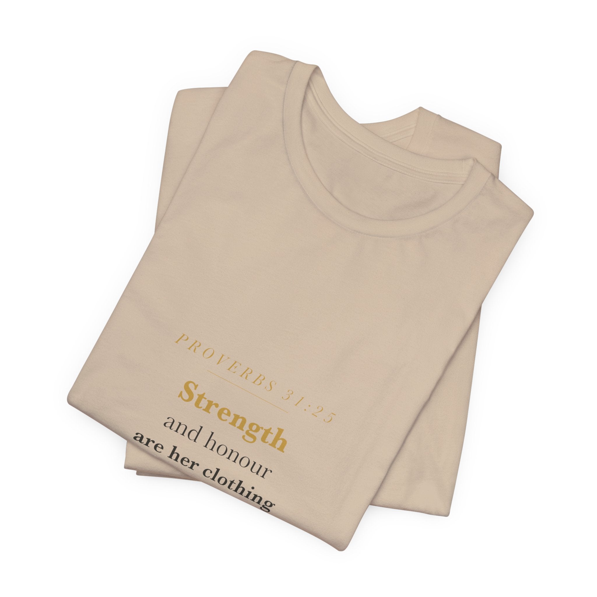 Proverbs 31:25 — Strength & Honour Wildflower Relaxed Tee