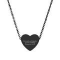 Strength and Dignity Heart Necklace - Proverbs 31:25 Christian Gift for Her, Mom, Engraved Faith Jewelry