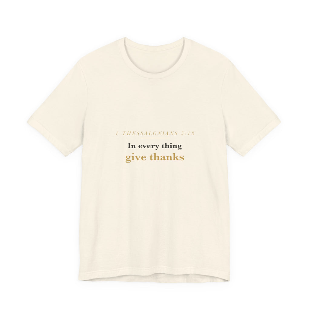 In Every Thing Give Thanks Autumn Leaf Tee