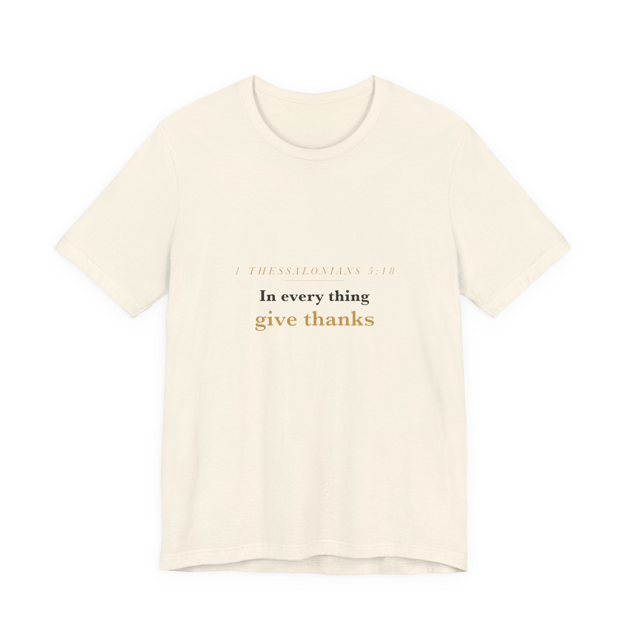 In Every Thing Give Thanks Autumn Leaf Tee